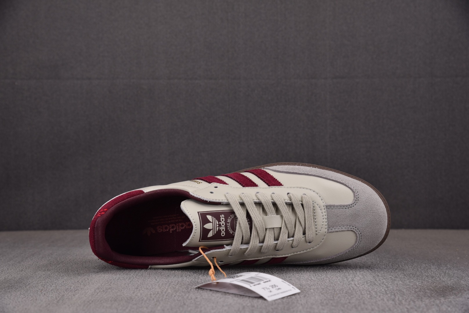 Originals尺码:36-45纯原版出品-SambaOGPuttyGreyMaroon泥灰红ID14