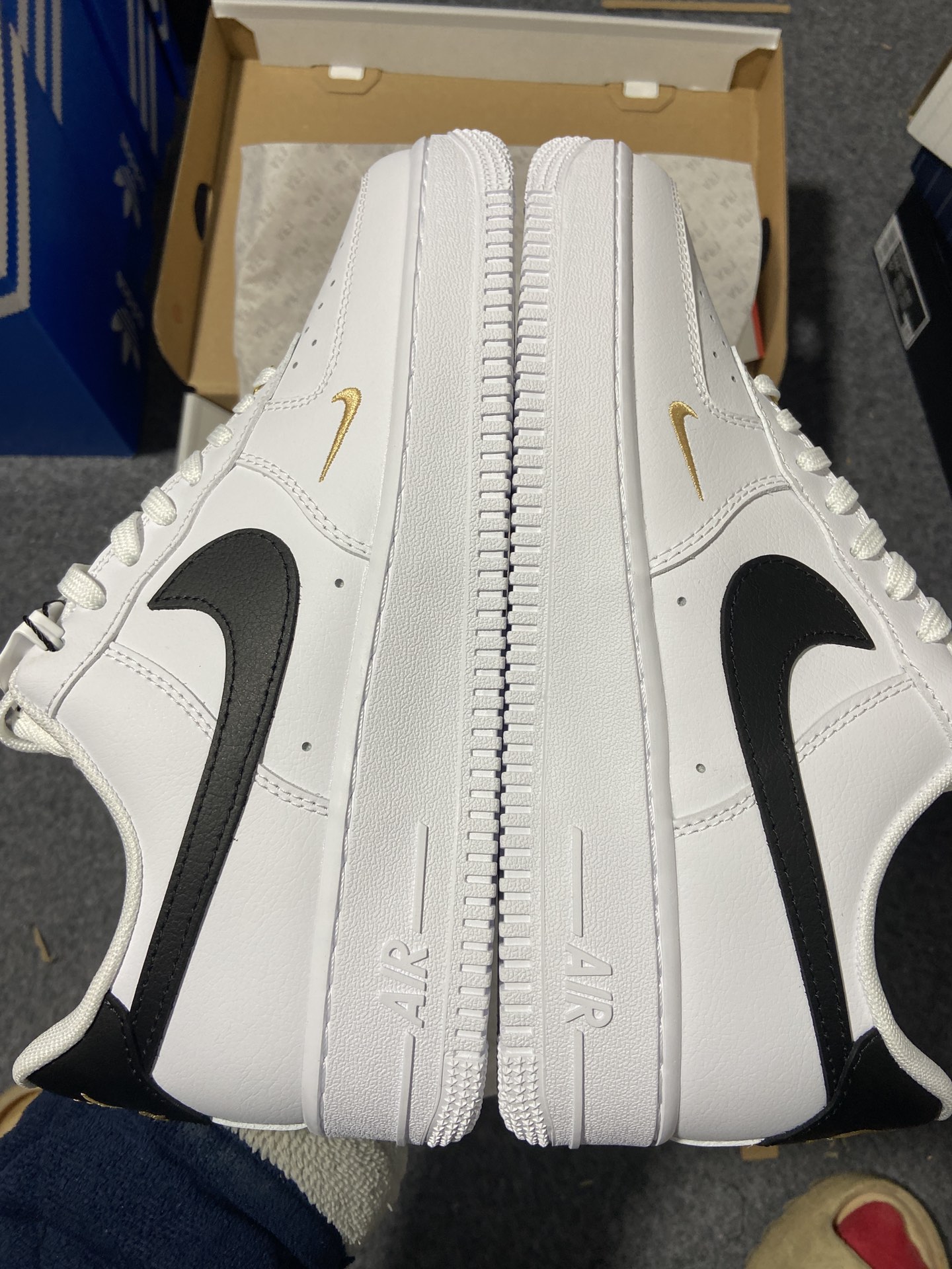 NikeAirForce1Low白黑小双勾空军一号低帮运动休闲板鞋原楦头原纸板打造纯正空军版型#专注外贸