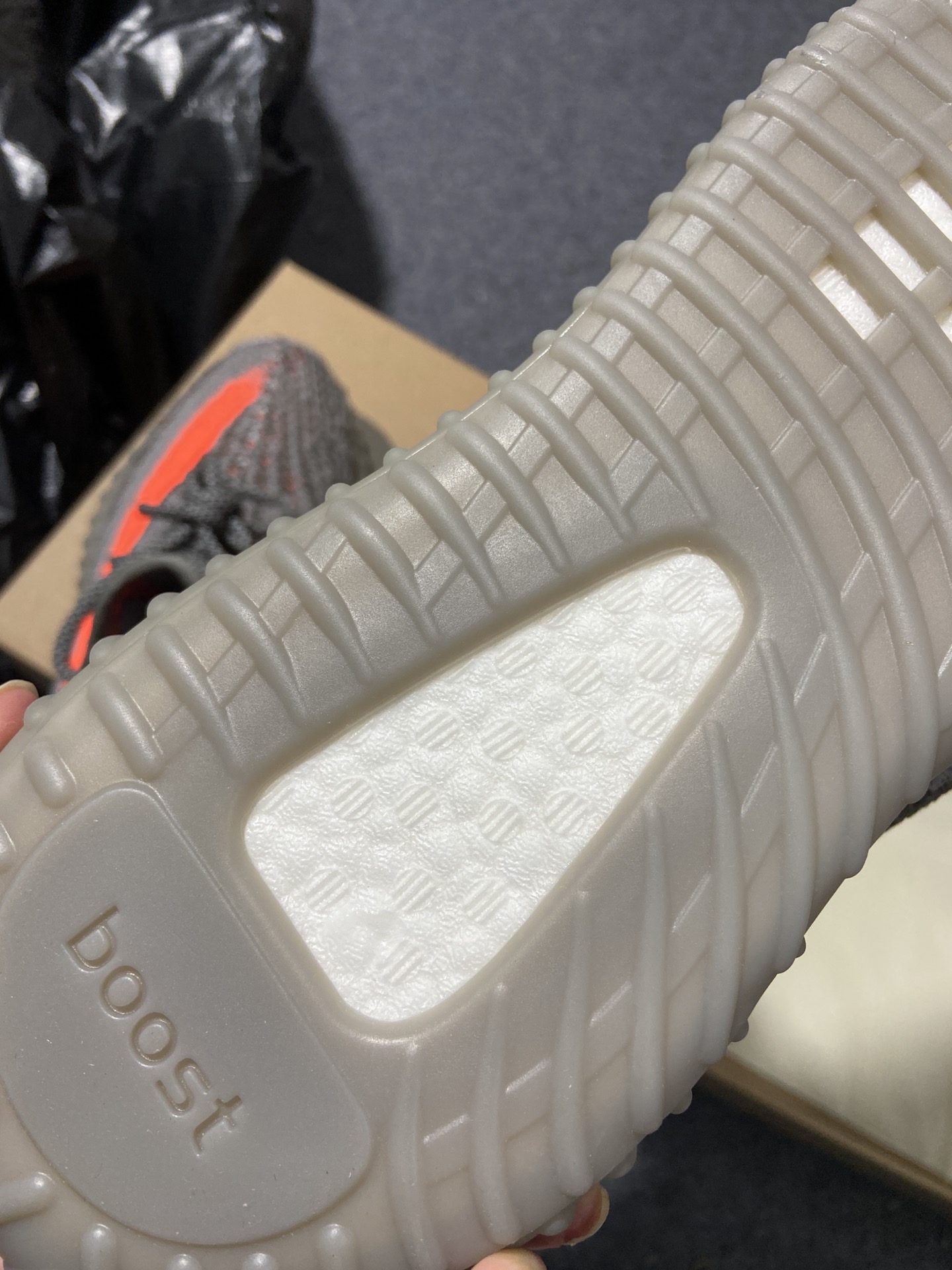 Yeezy灰橙尺码:36-48C版纯原版出品-YeezyBoost350V2老灰橙满天星GW1229