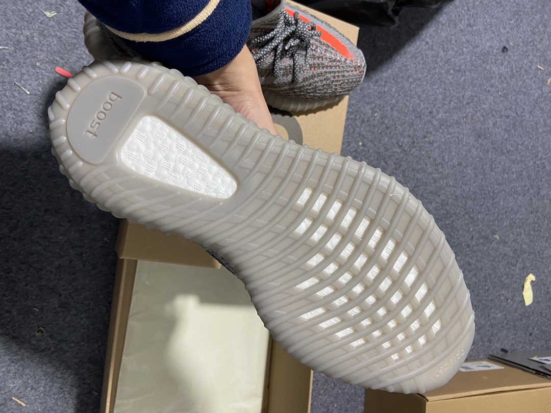 Yeezy灰橙尺码:36-48C版纯原版出品-YeezyBoost350V2老灰橙满天星GW1229