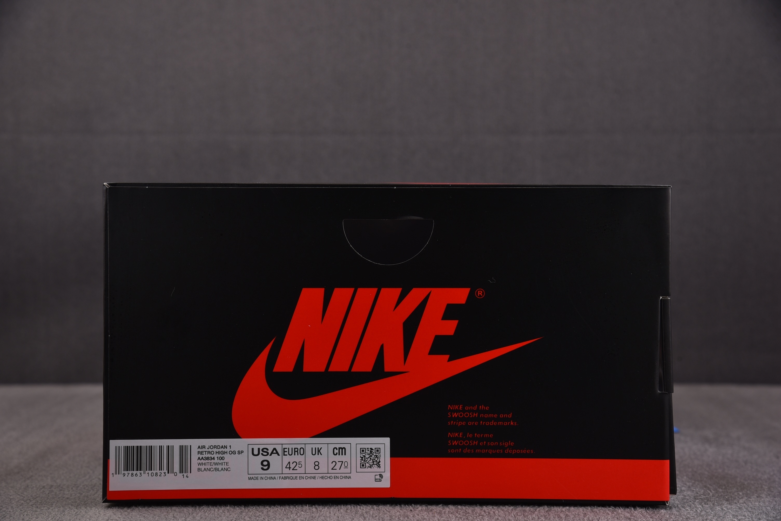 【纯原】Air Jordan 1 Retro High Off-White Alaska 白色 AA38