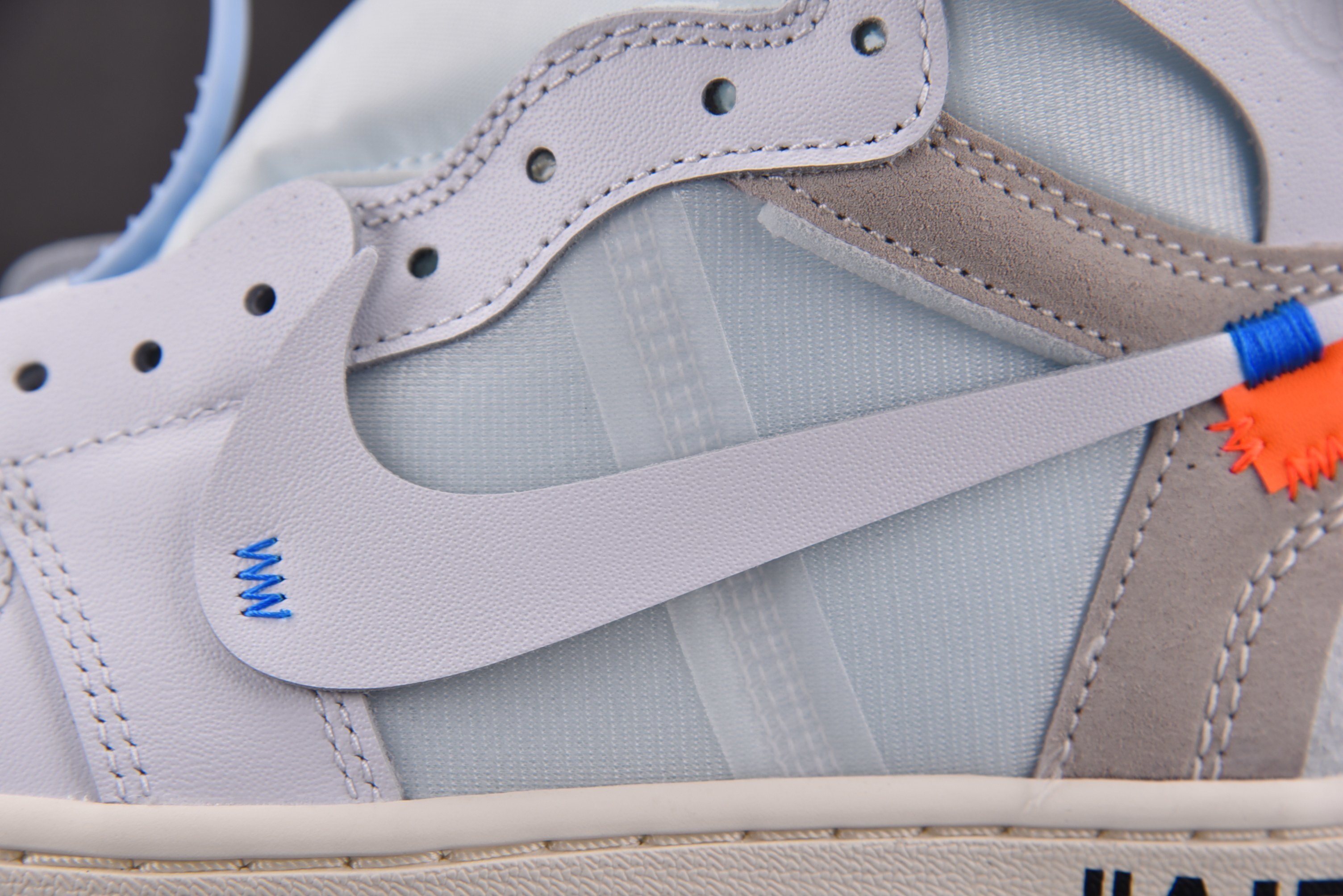 【纯原】Air Jordan 1 Retro High Off-White Alaska 白色 AA38