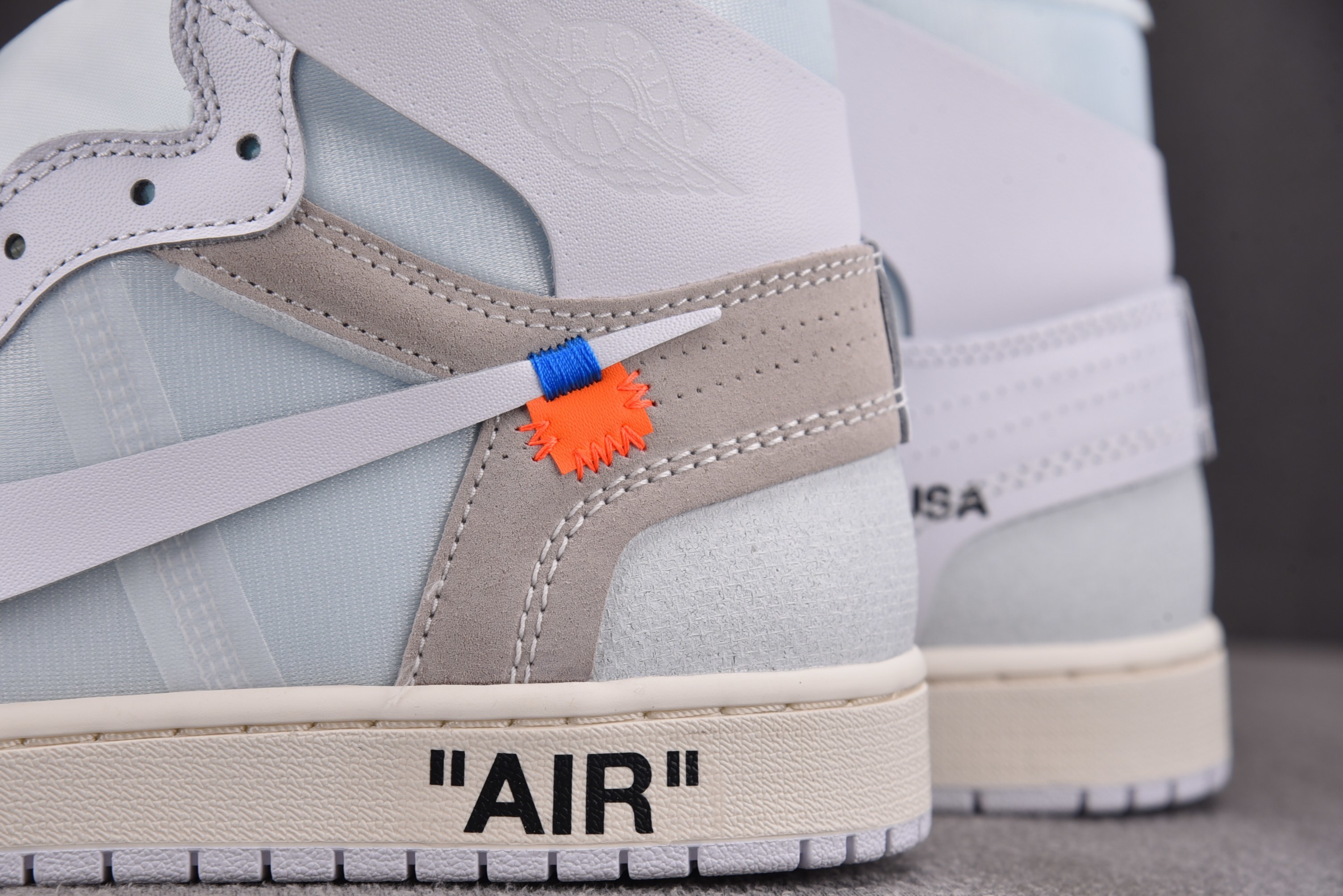 【纯原】Air Jordan 1 Retro High Off-White Alaska 白色 AA38
