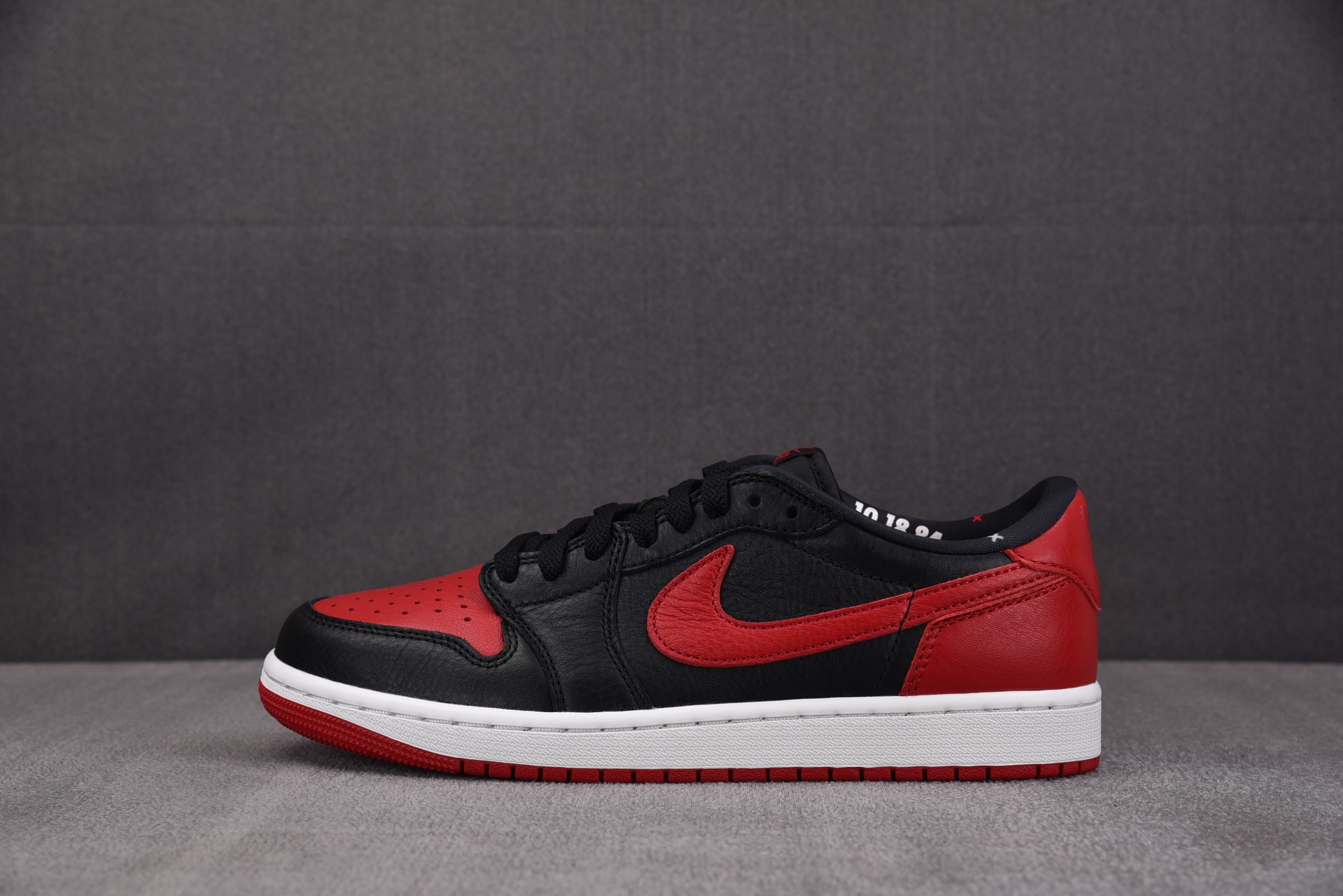 【纯原】Air Jordan 1 Retro Low OG Banned 黑红 IW6276-00140