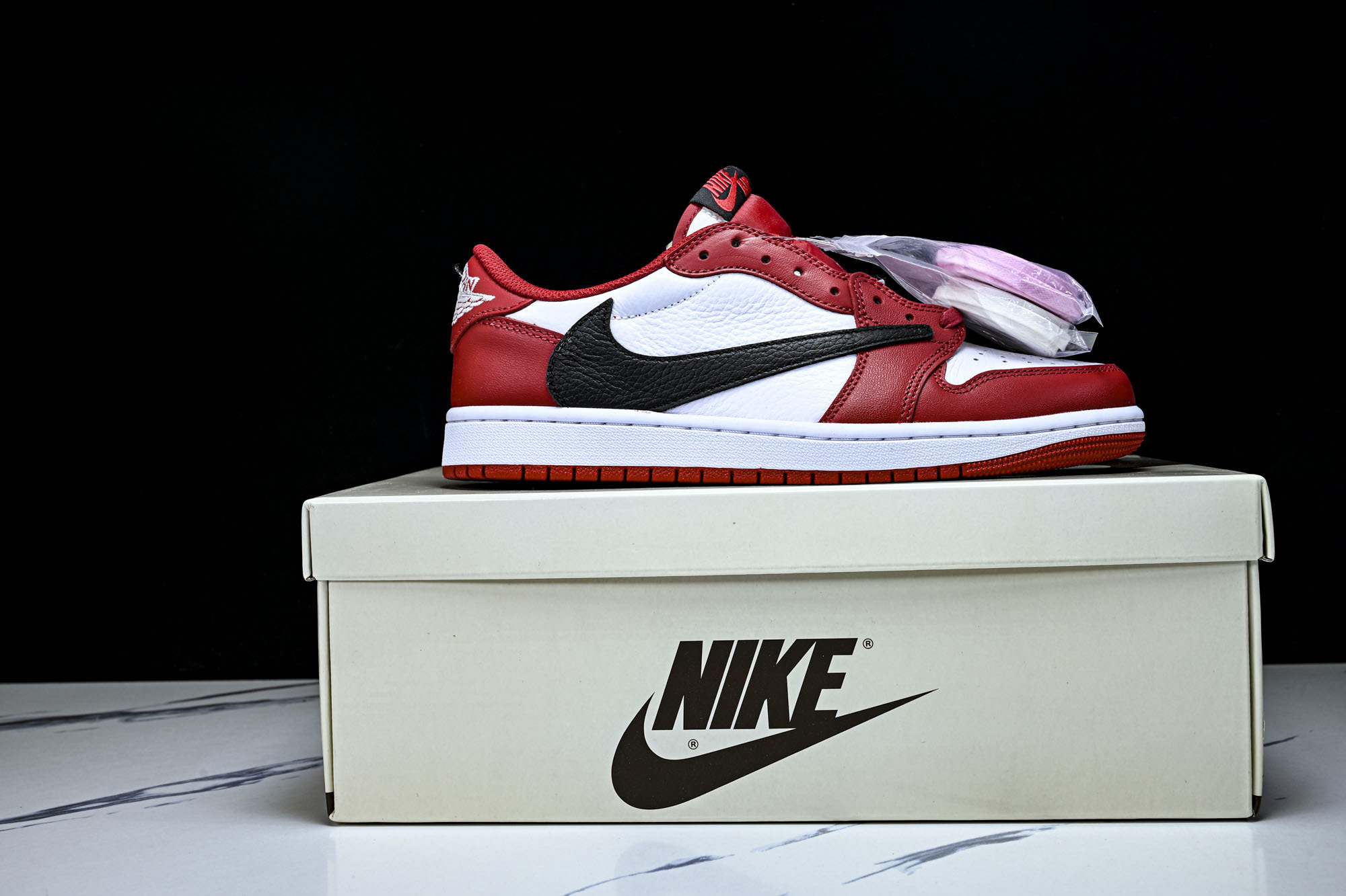 Travis Scott x Air Jordan 1 Low OG AJ1 乔1倒勾低帮 全头层 DM