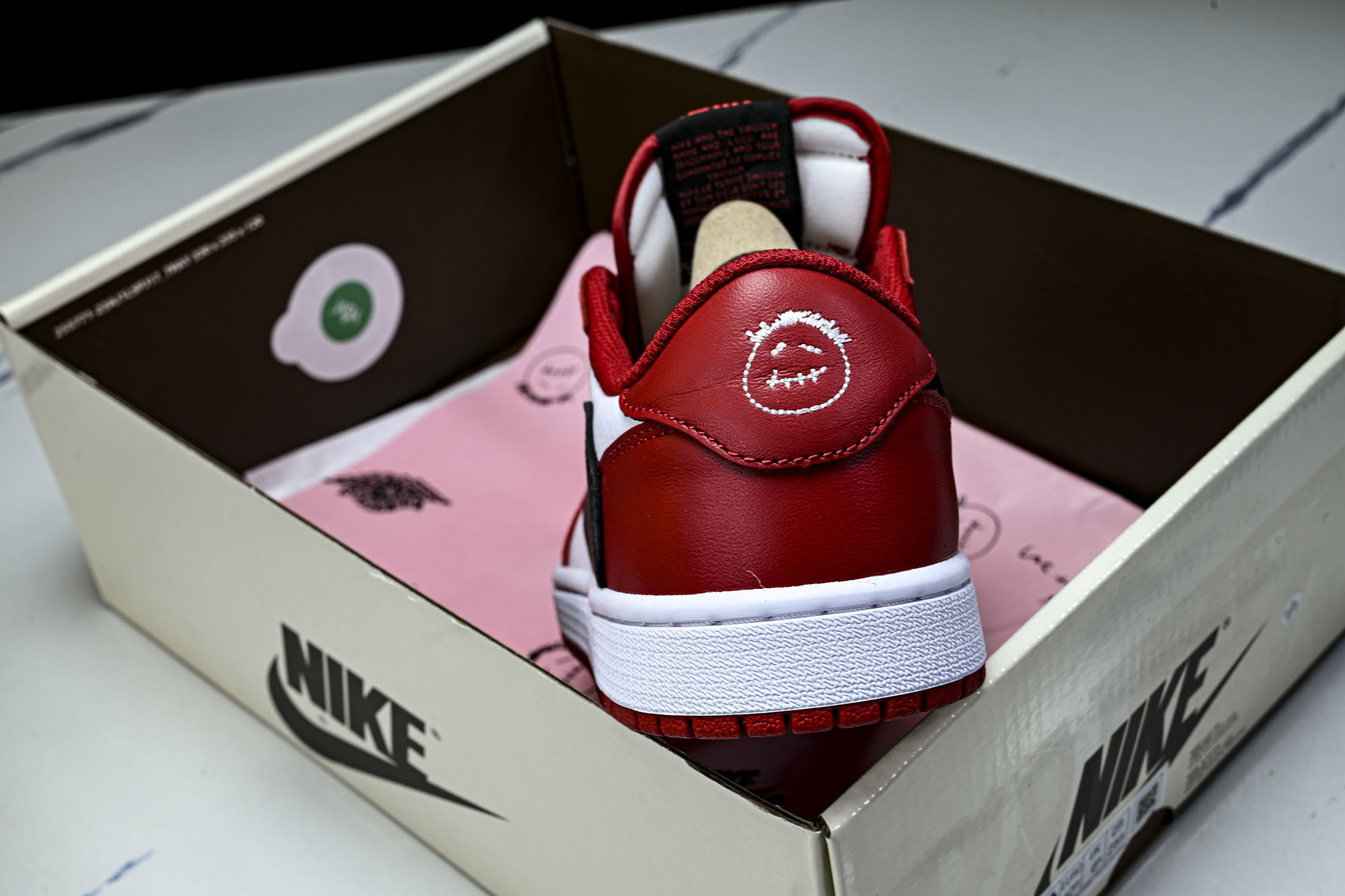 Travis Scott x Air Jordan 1 Low OG AJ1 乔1倒勾低帮 全头层 DM