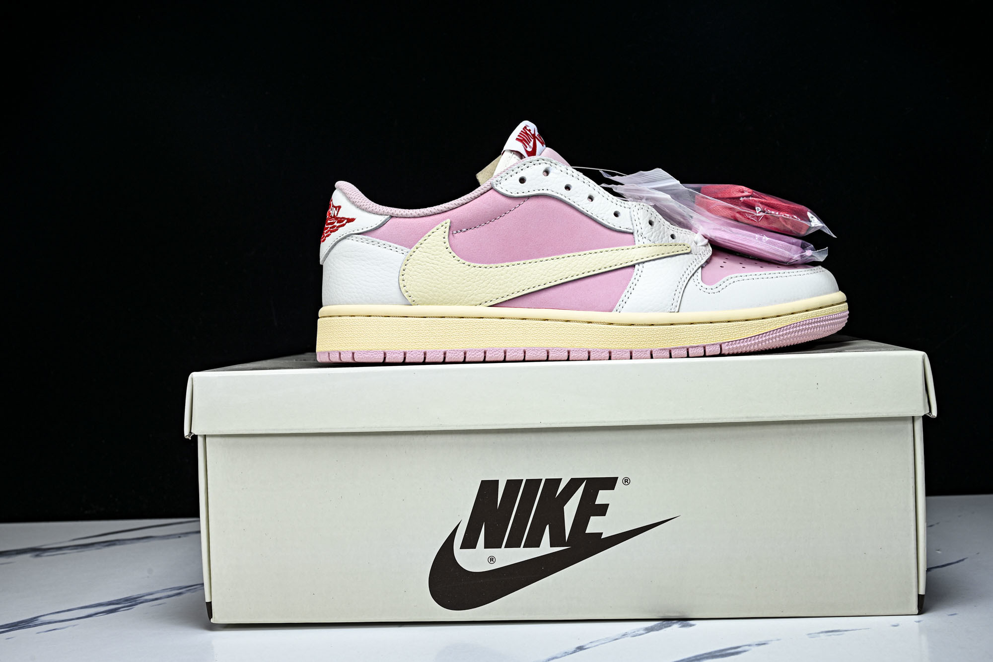 Travis Scott x Air Jordan 1 Low OG AJ1 乔1倒勾低帮 全头层 DM