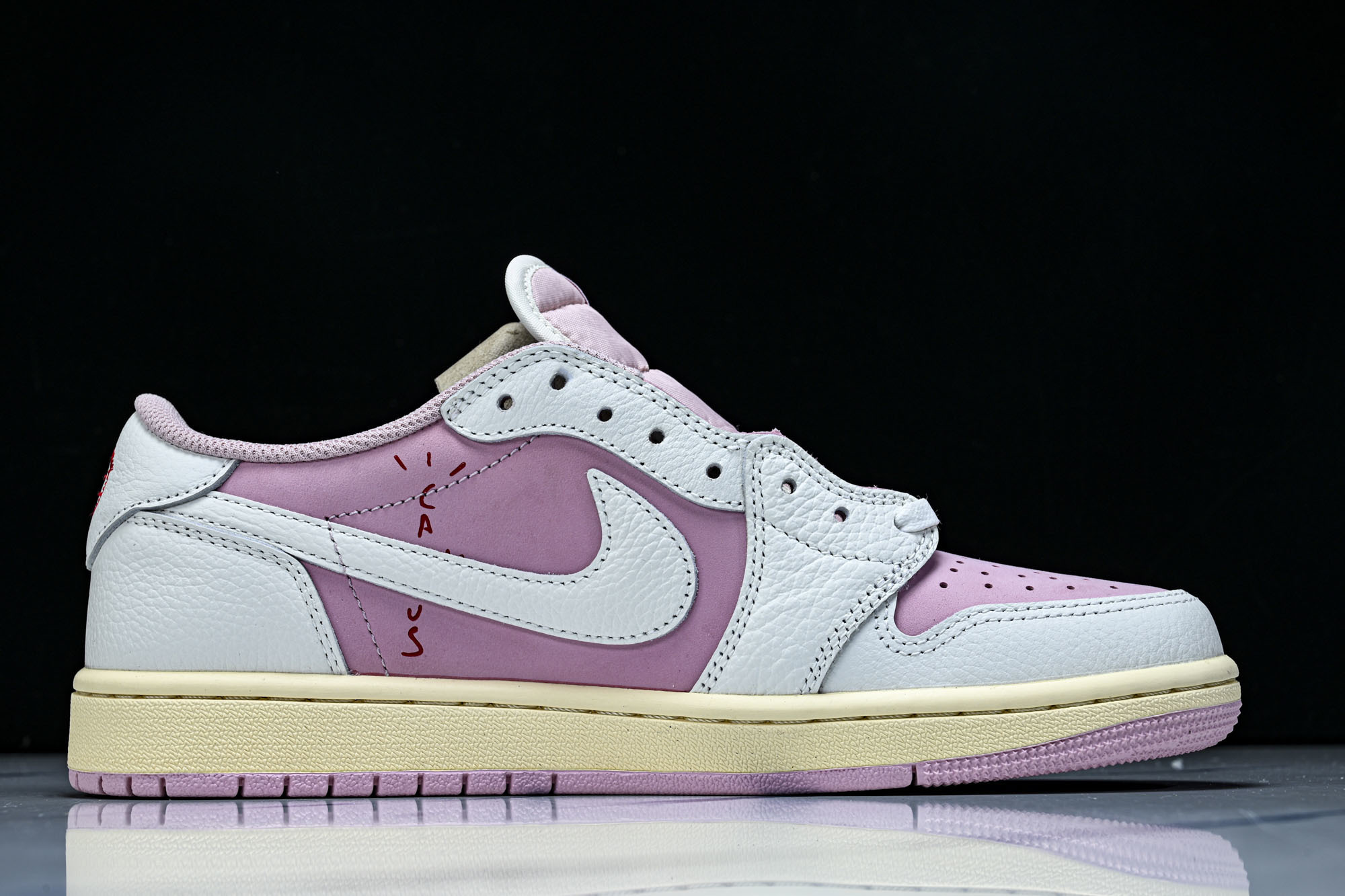 Travis Scott x Air Jordan 1 Low OG AJ1 乔1倒勾低帮 全头层 DM