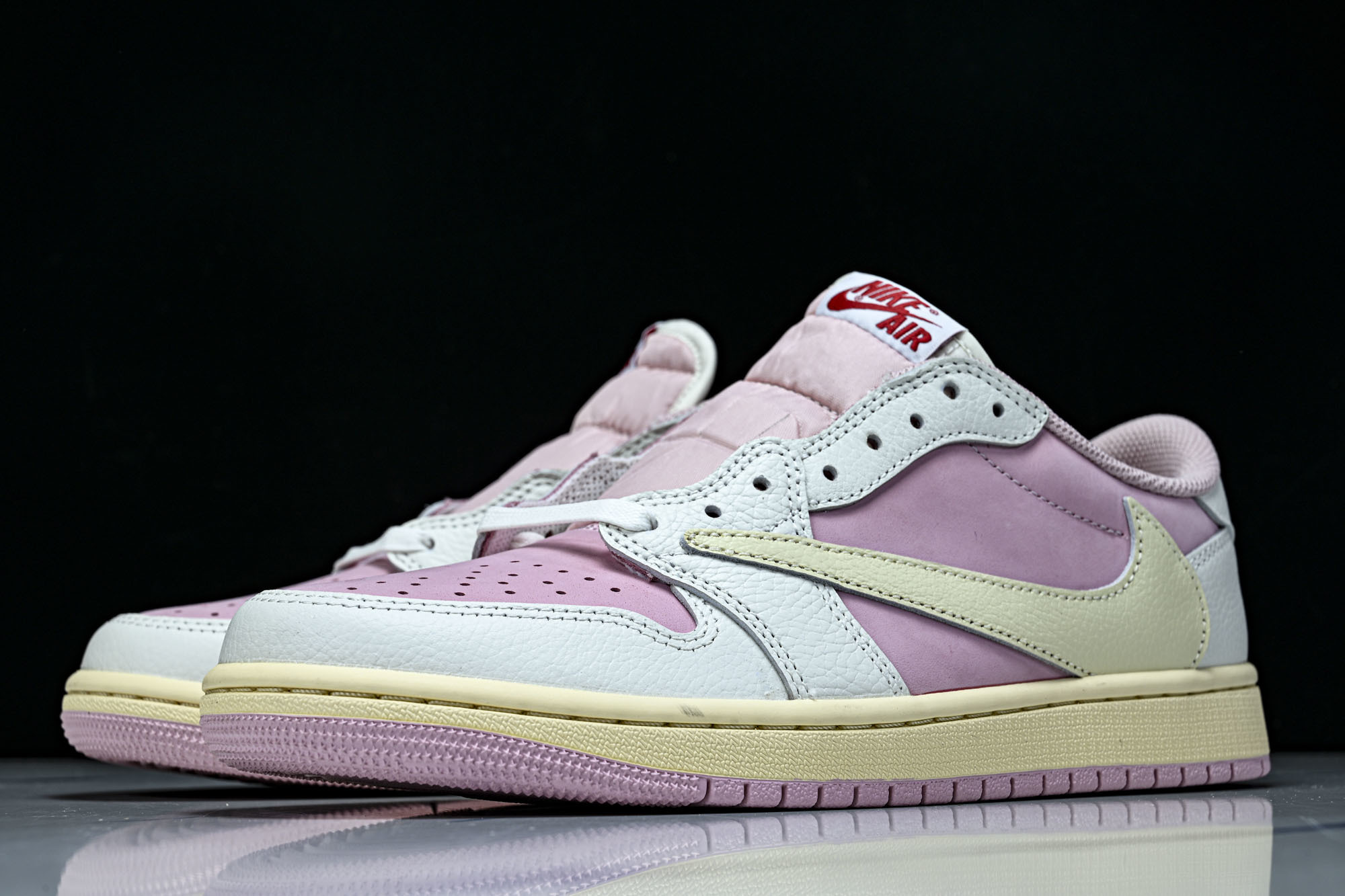 Travis Scott x Air Jordan 1 Low OG AJ1 乔1倒勾低帮 全头层 DM