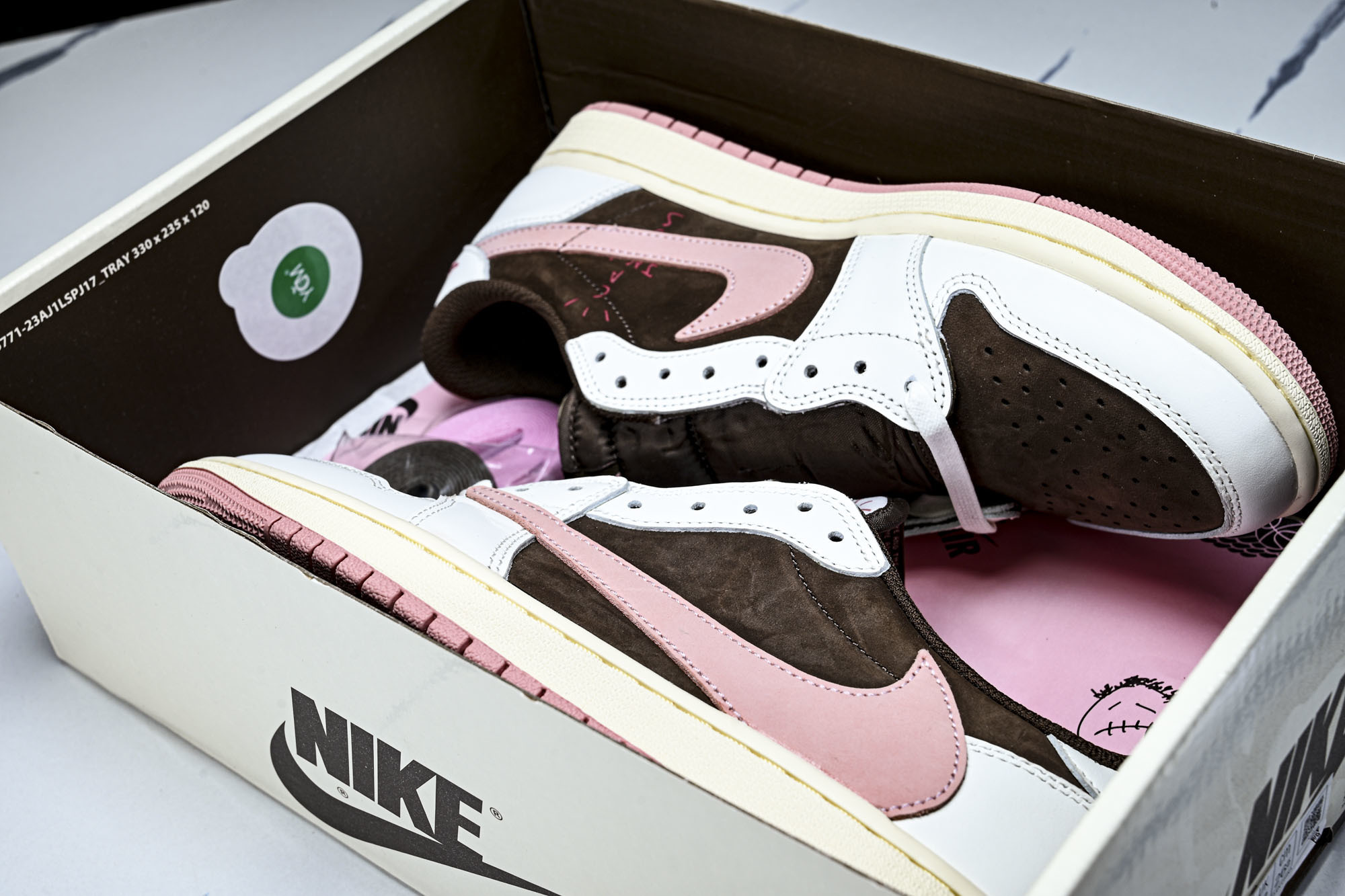 Travis Scott x Air Jordan 1 Low OG AJ1 乔1倒勾低帮 全头层 DZ