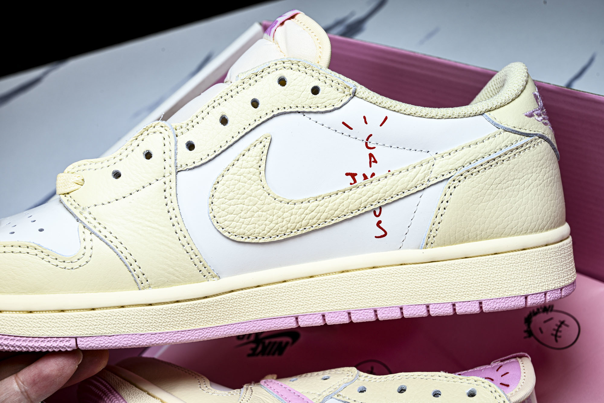 Travis Scott x Air Jordan 1 Low OG AJ1 乔1倒勾低帮 全头层 IQ