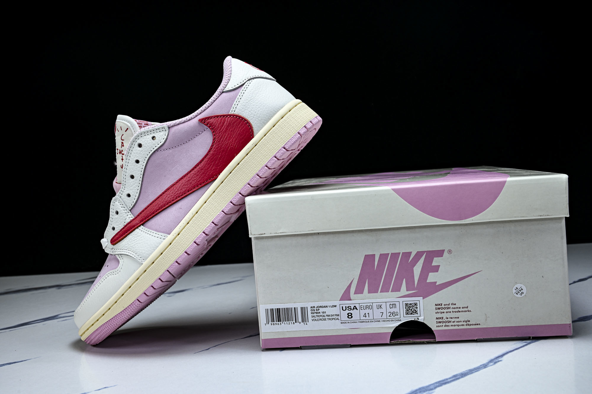Travis Scott x Air Jordan 1 Low OG AJ1 乔1倒勾低帮 全头层 IQ