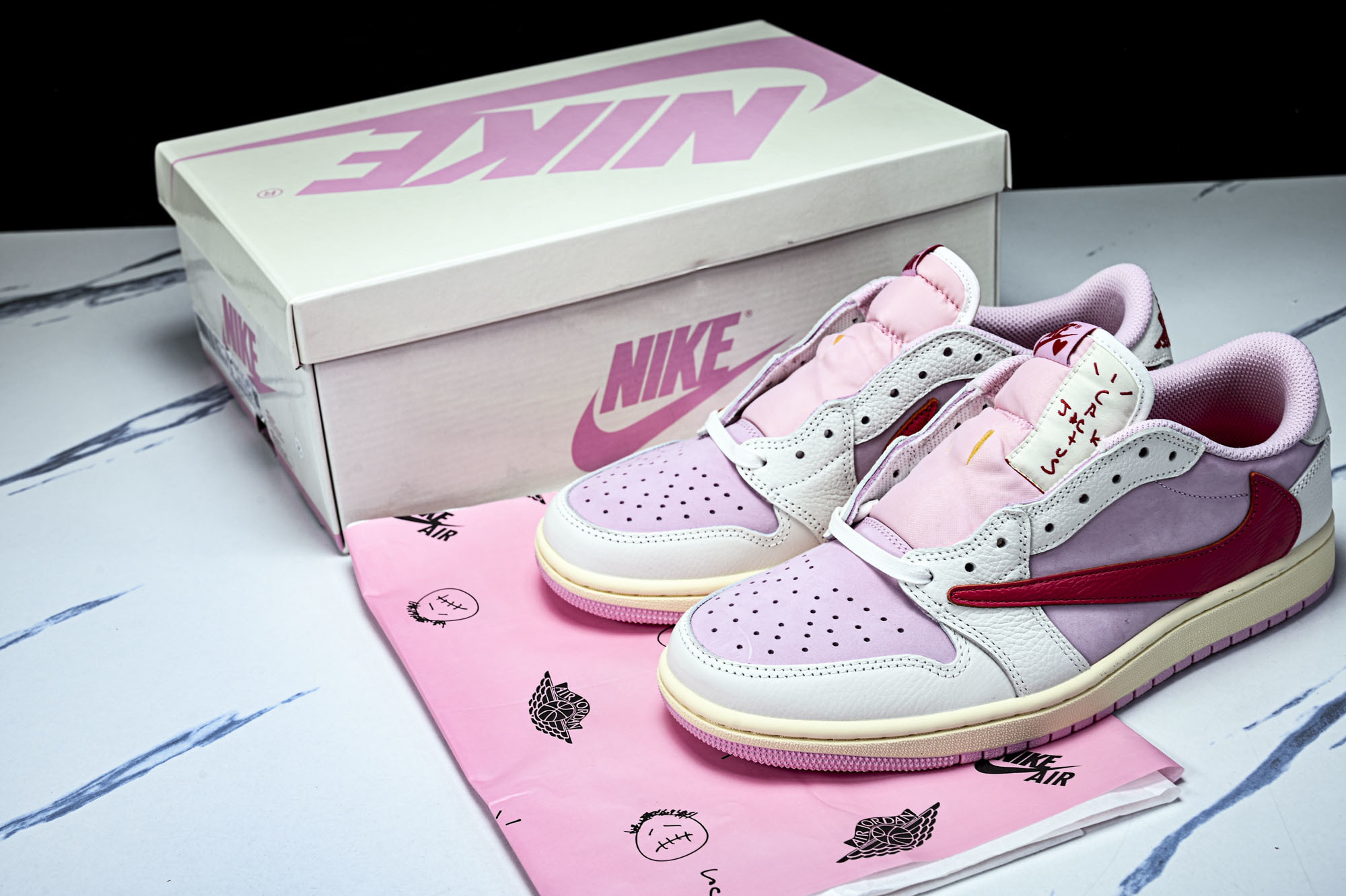 Travis Scott x Air Jordan 1 Low OG AJ1 乔1倒勾低帮 全头层 IQ