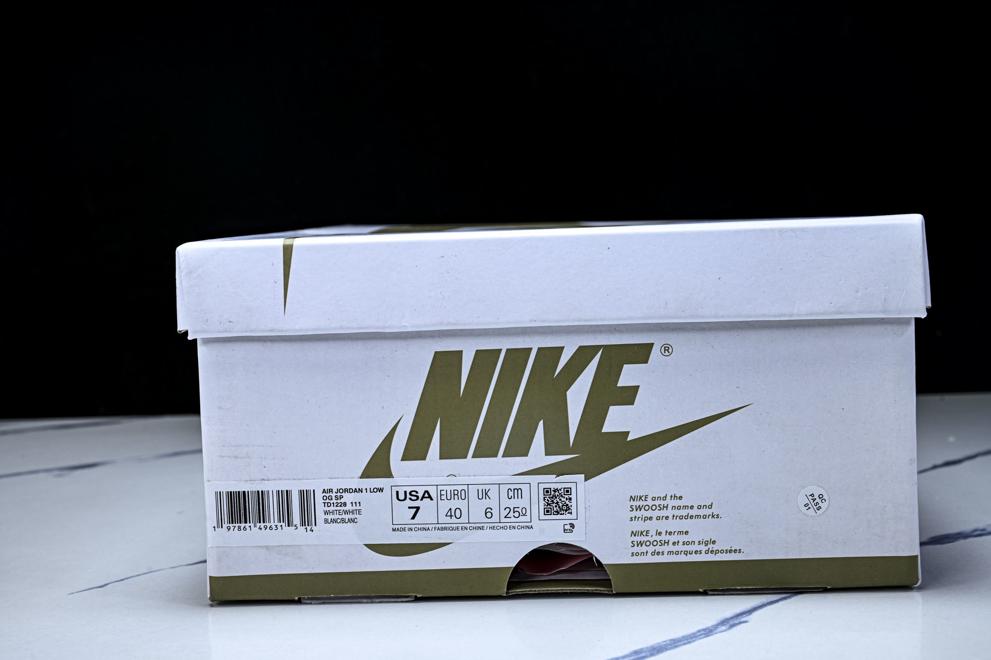 Travis Scott x Air Jordan 1 Low OG AJ1 乔1倒勾低帮 全头层 TD