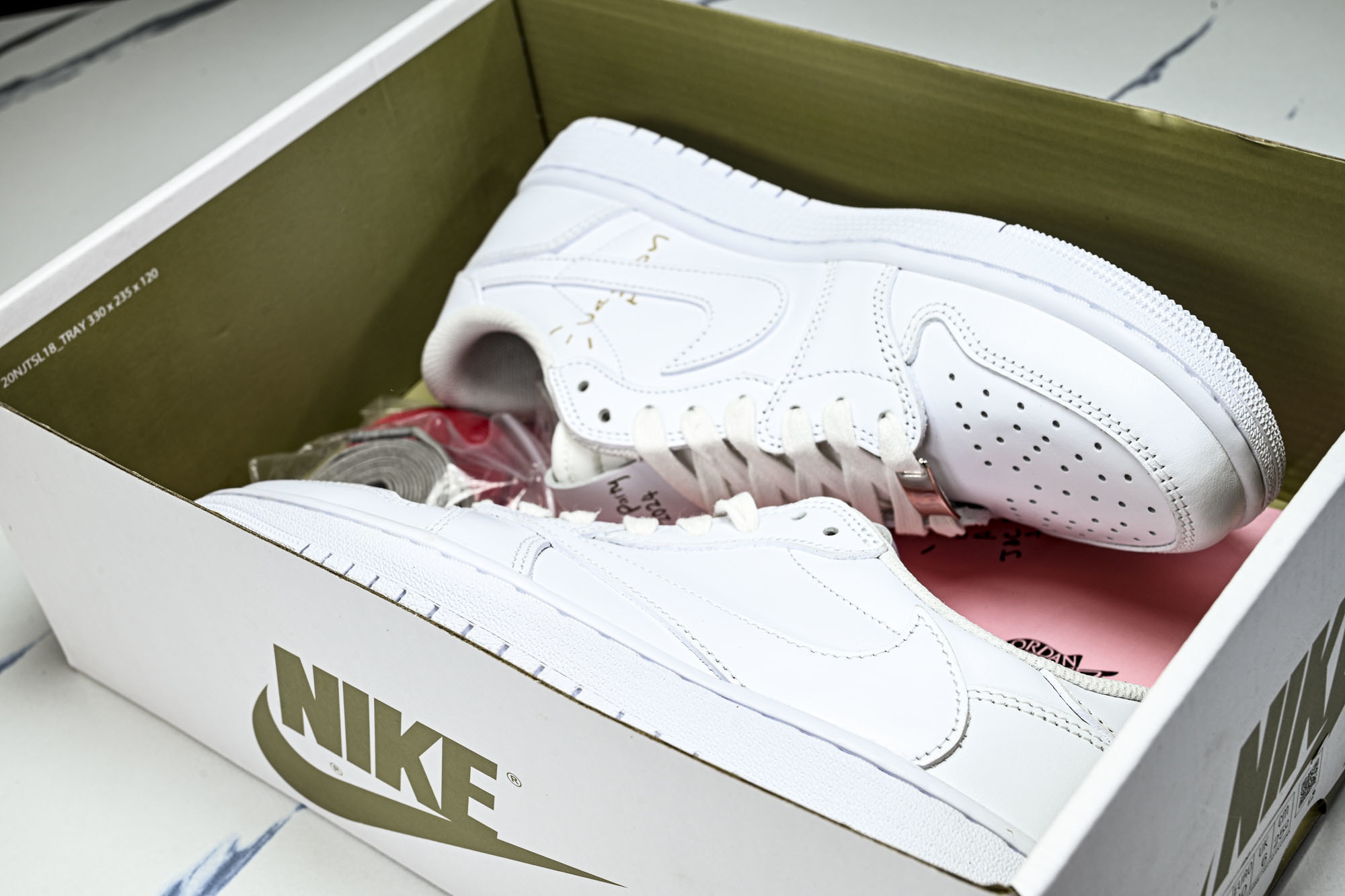 Travis Scott x Air Jordan 1 Low OG AJ1 乔1倒勾低帮 全头层 TD