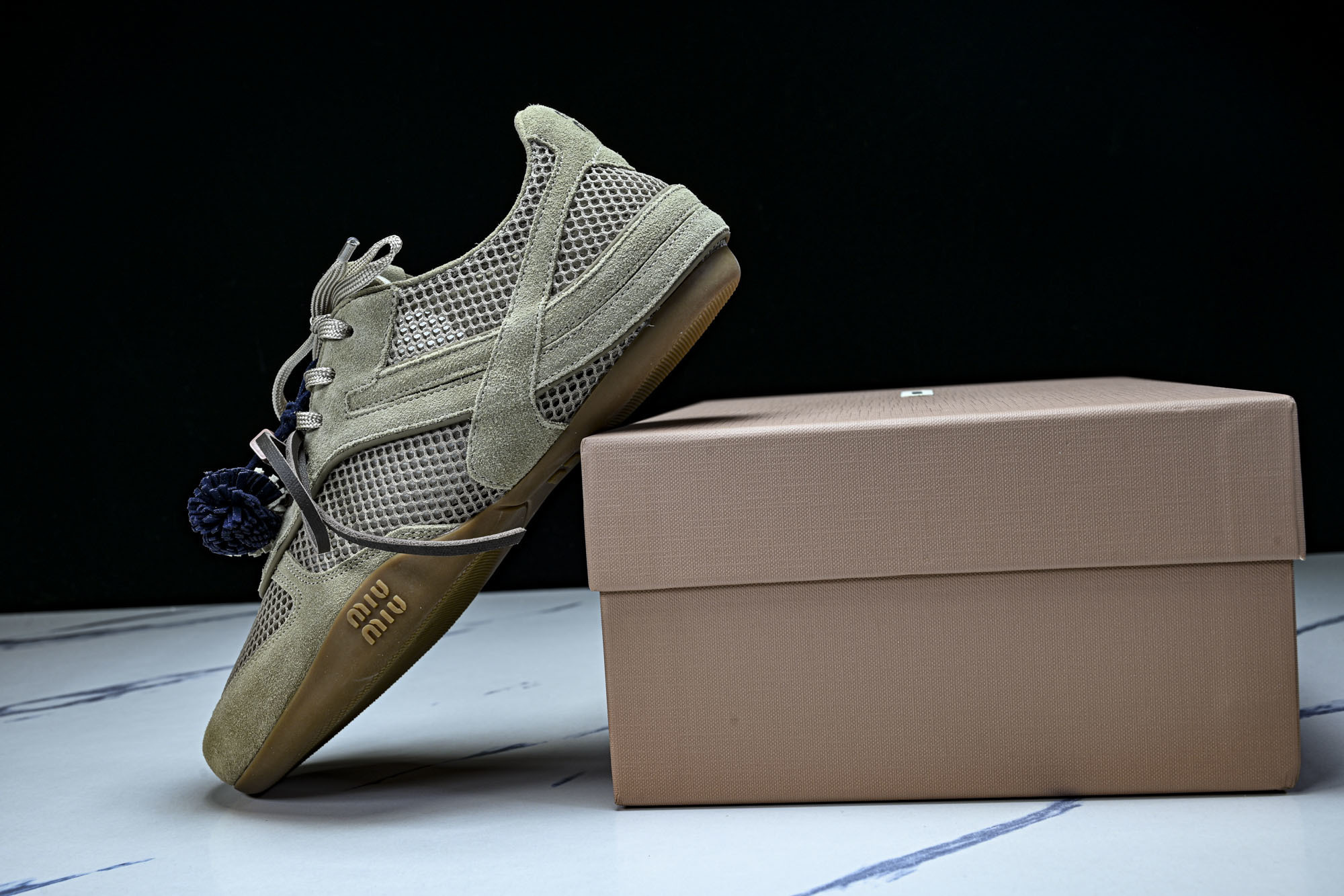 偏大1码Miumiu x New Balance NB530 新百伦缪缪联名款复古运动鞋 全套原楦原纸板