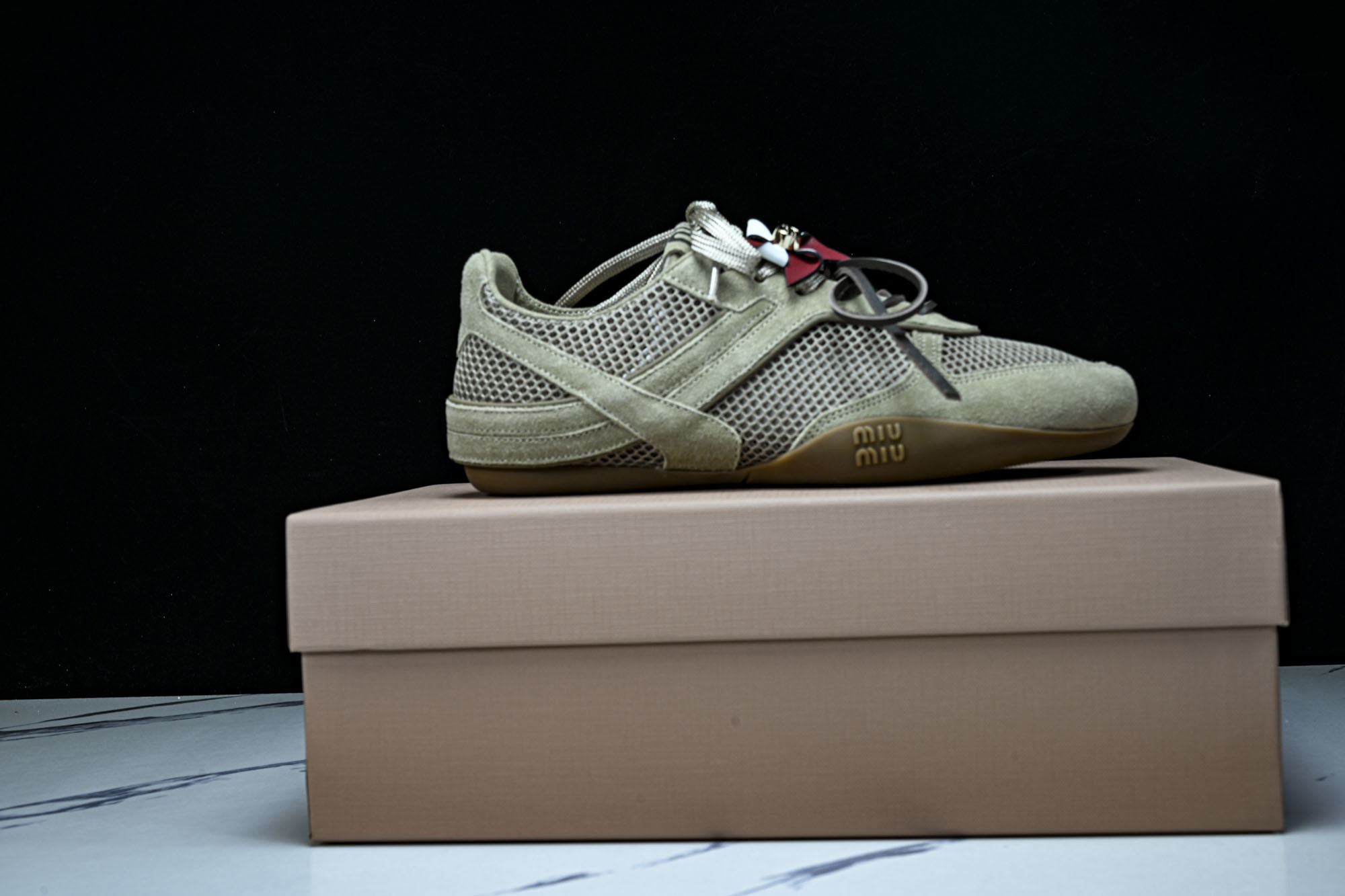 偏大1码Miumiu x New Balance NB530 新百伦缪缪联名款复古运动鞋 全套原楦原纸板