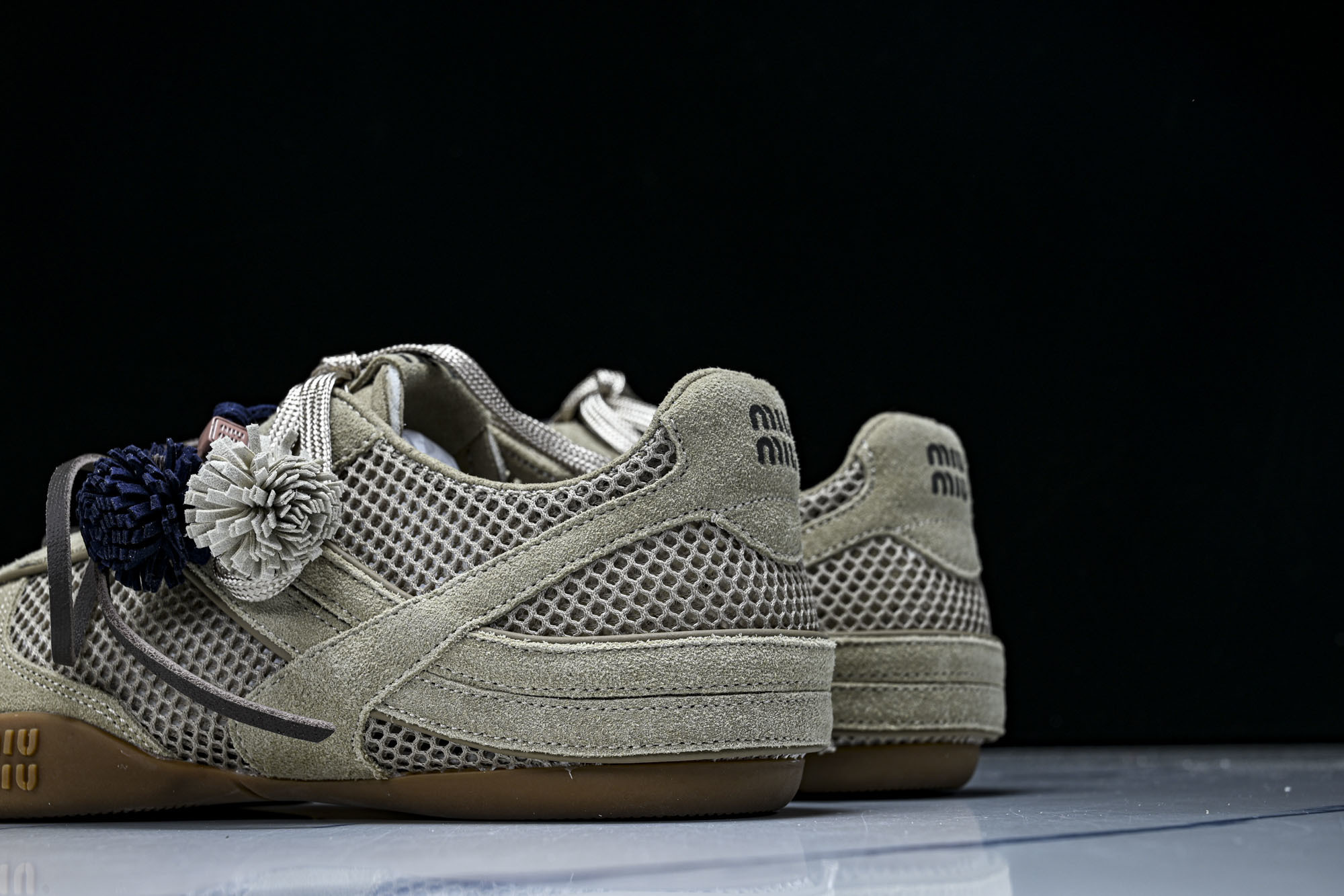 偏大1码Miumiu x New Balance NB530 新百伦缪缪联名款复古运动鞋 全套原楦原纸板