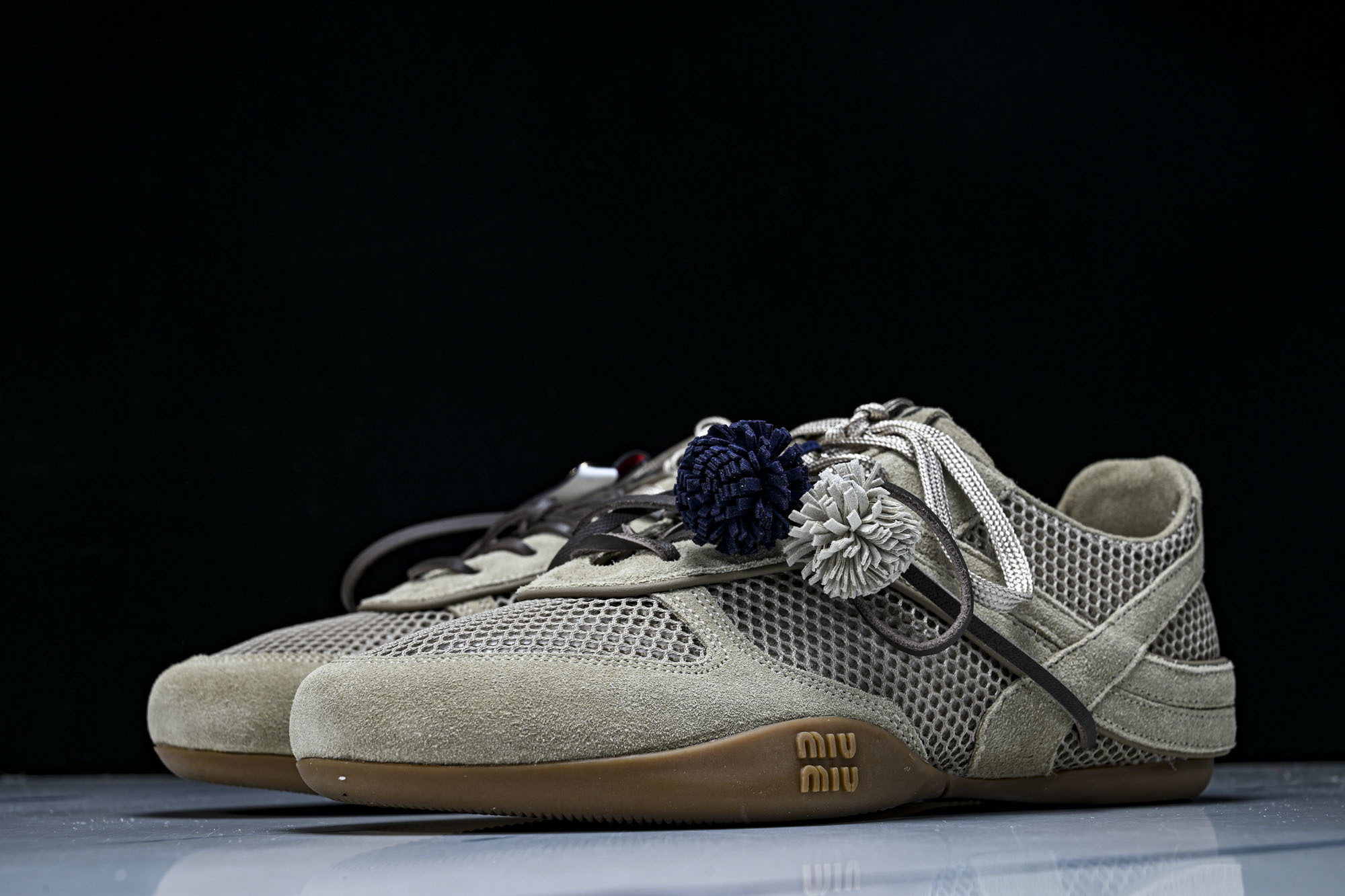 偏大1码Miumiu x New Balance NB530 新百伦缪缪联名款复古运动鞋 全套原楦原纸板