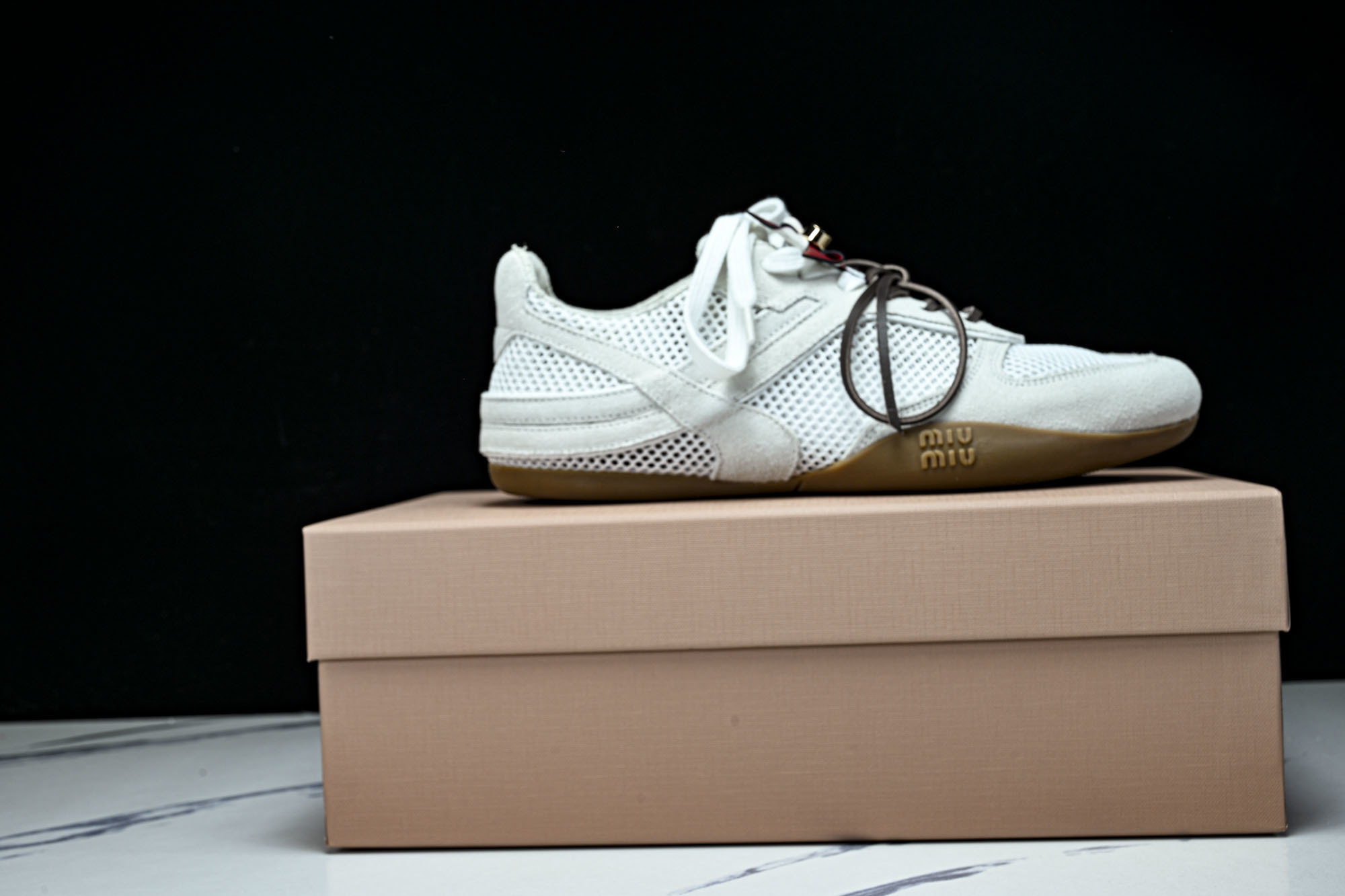 偏大1码Miumiu x New Balance NB530 新百伦缪缪联名款复古运动鞋 全套原楦原纸板
