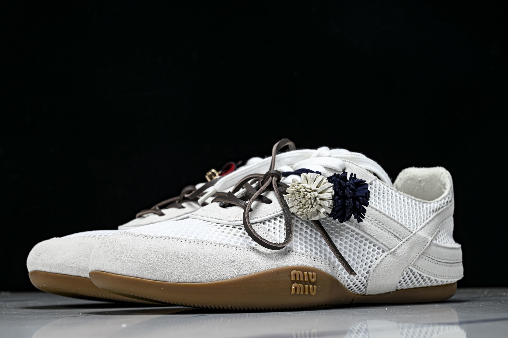 偏大1码Miumiu x New Balance NB530 新百伦缪缪联名款复古运动鞋 全套原楦原纸板