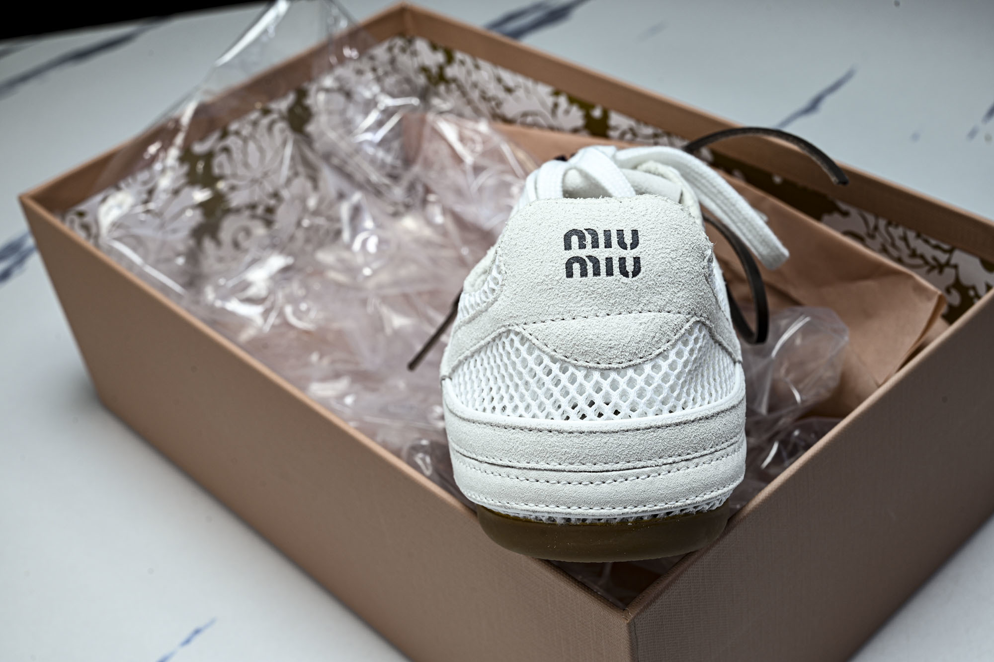 偏大1码Miumiu x New Balance NB530 新百伦缪缪联名款复古运动鞋 全套原楦原纸板