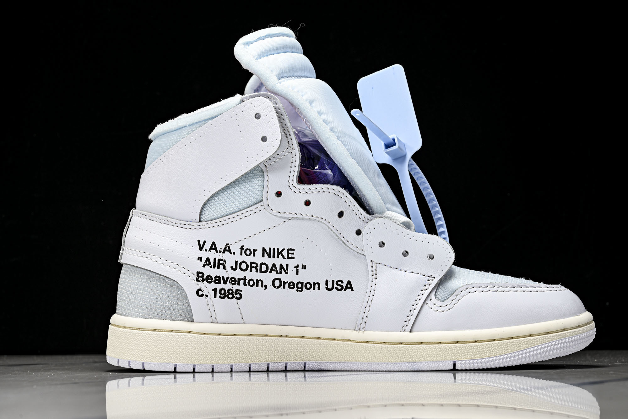Off White x Air Jordan OW AJ1 乔1联名白 高帮篮球鞋 AA3834-100