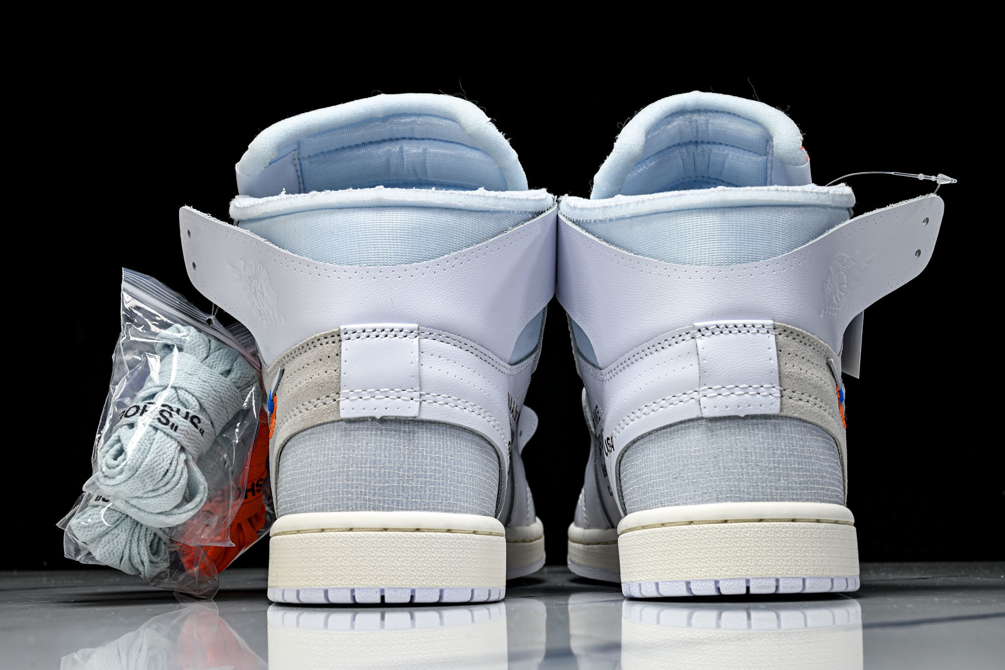 Off White x Air Jordan OW AJ1 乔1联名白 高帮篮球鞋 AA3834-100