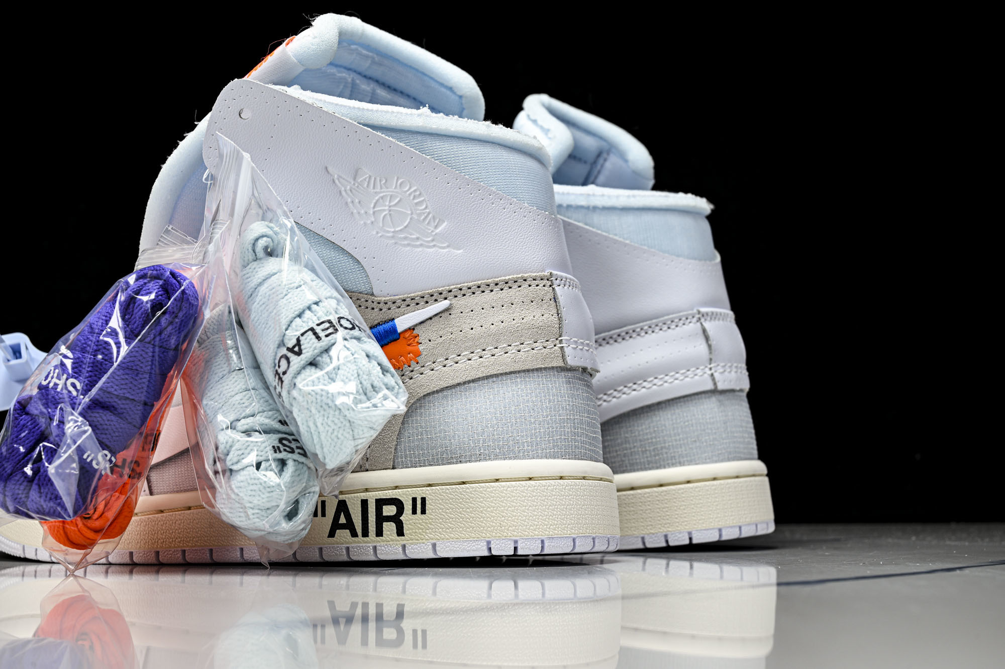 Off White x Air Jordan OW AJ1 乔1联名白 高帮篮球鞋 AA3834-100