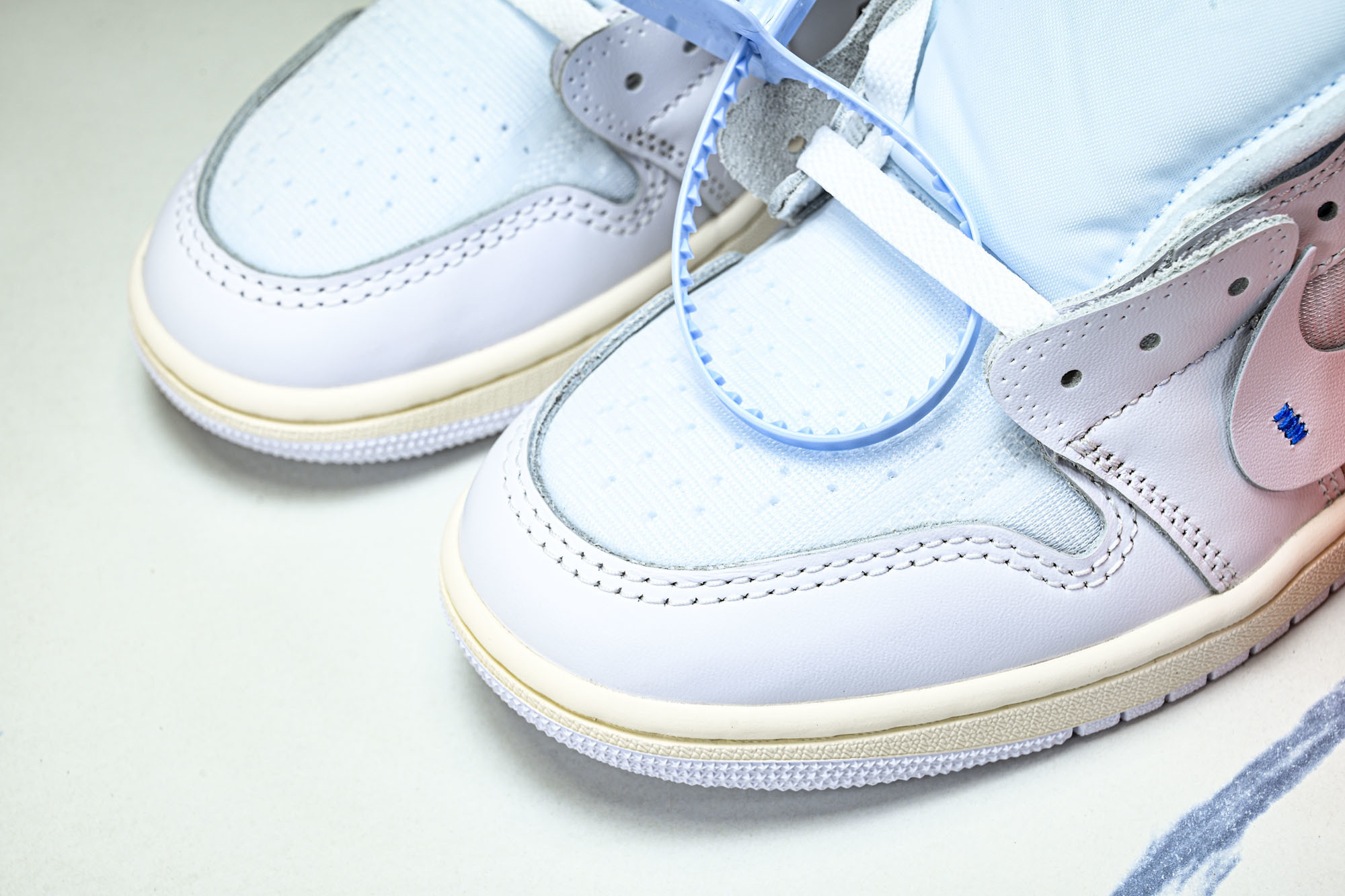Off White x Air Jordan OW AJ1 乔1联名白 高帮篮球鞋 AA3834-100