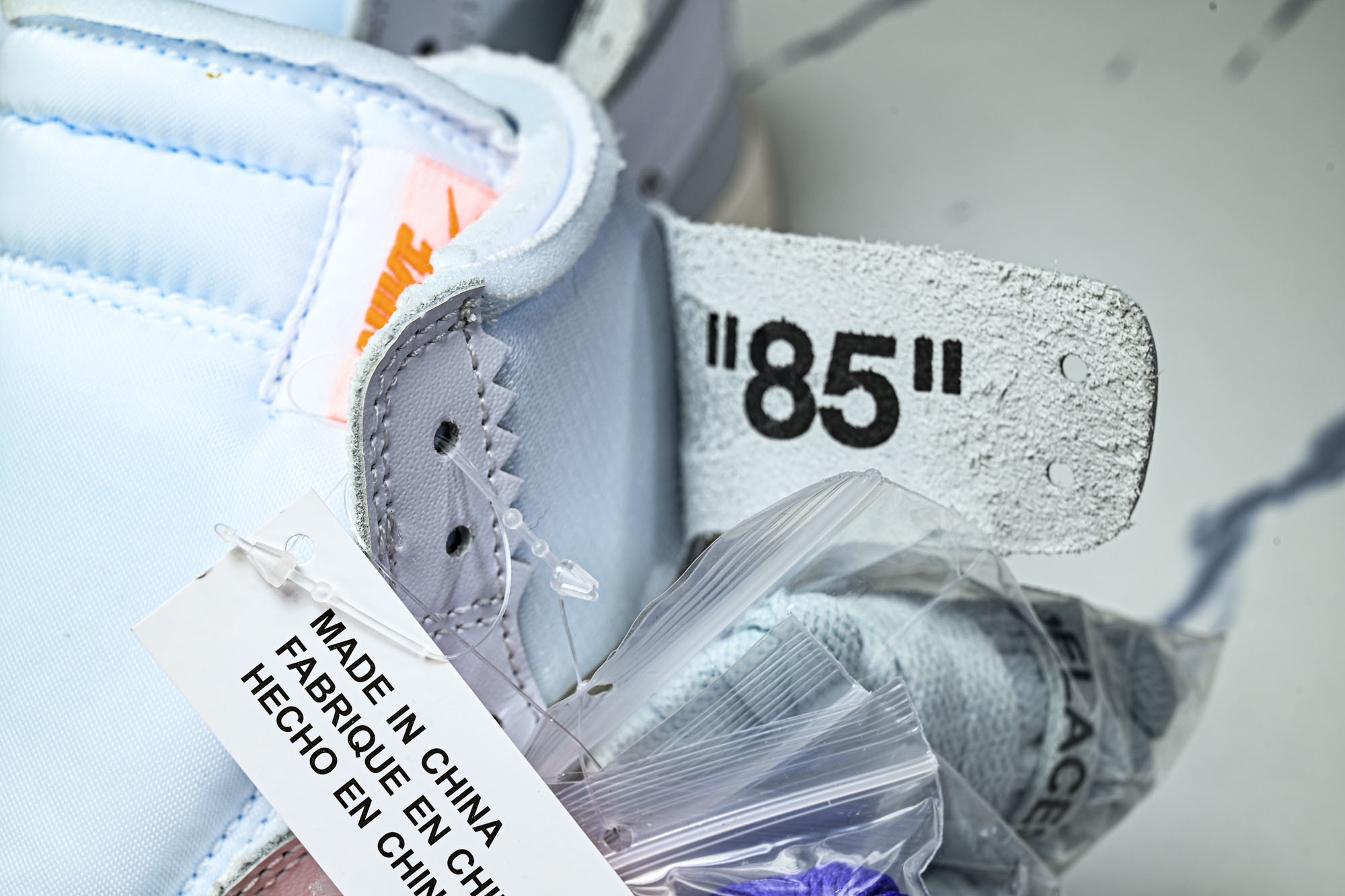 Off White x Air Jordan OW AJ1 乔1联名白 高帮篮球鞋 AA3834-100