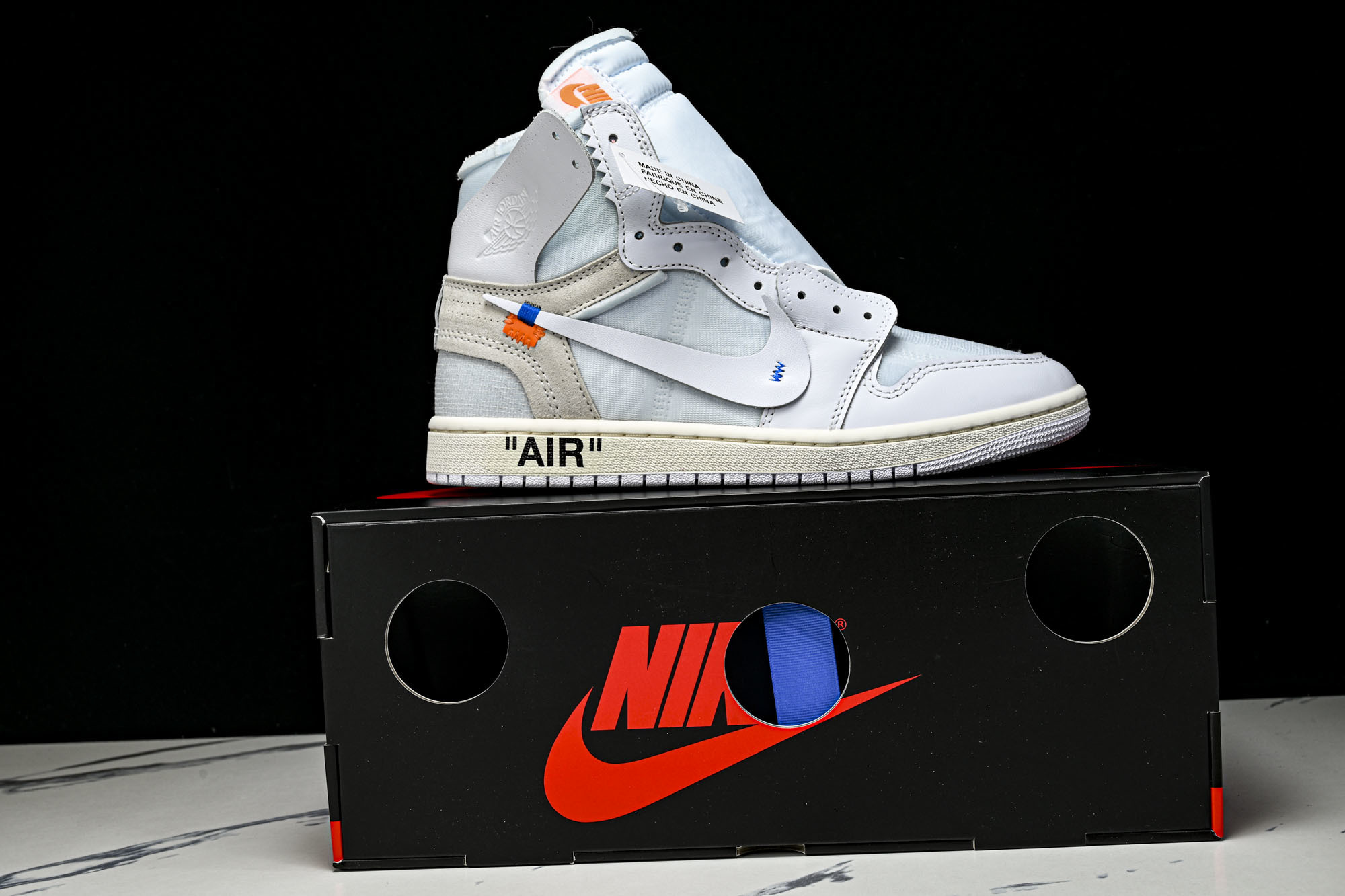 Off White x Air Jordan OW AJ1 乔1联名白 高帮篮球鞋 AA3834-100