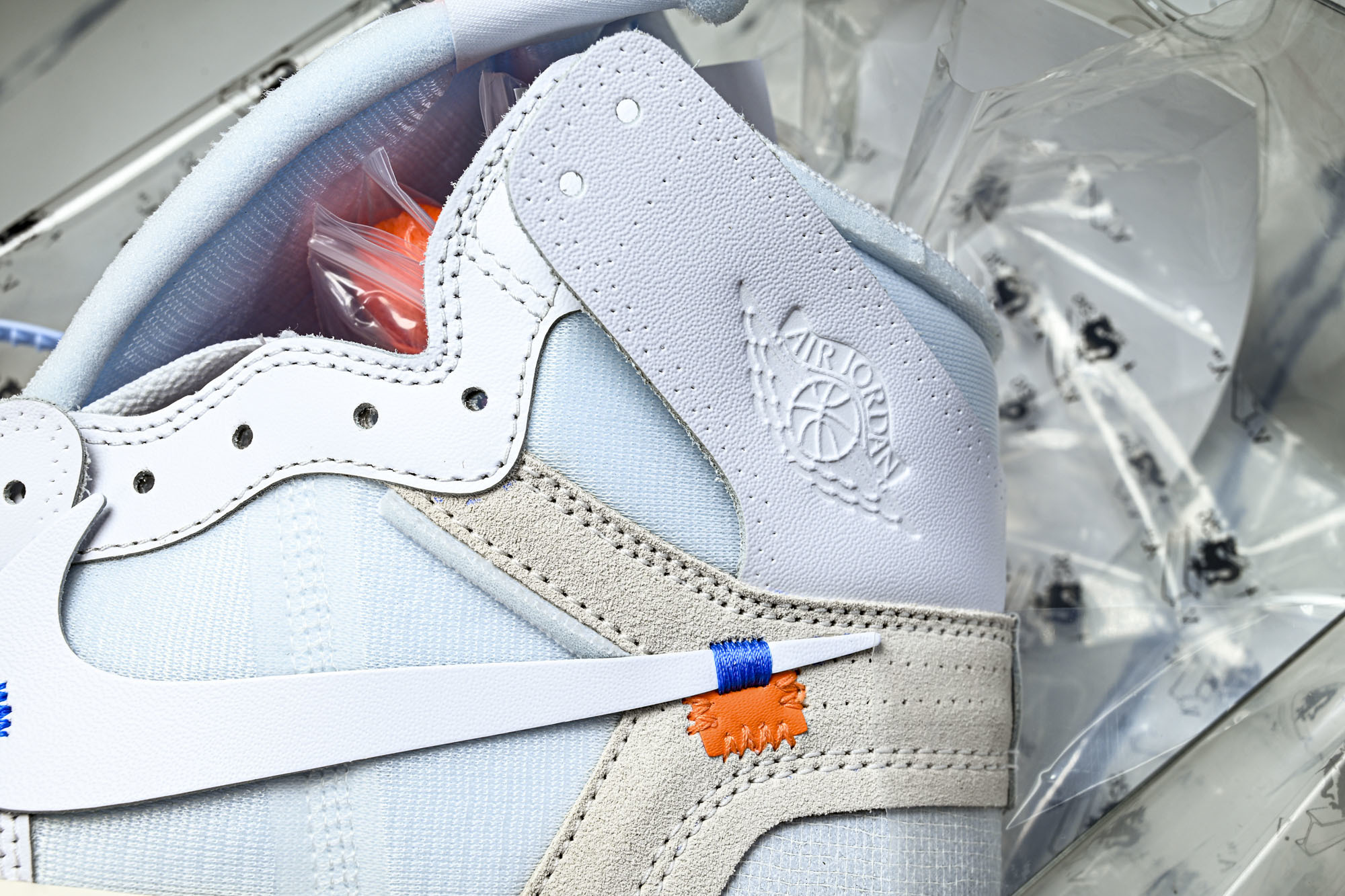 Off White x Air Jordan OW AJ1 乔1联名白 高帮篮球鞋 AA3834-100