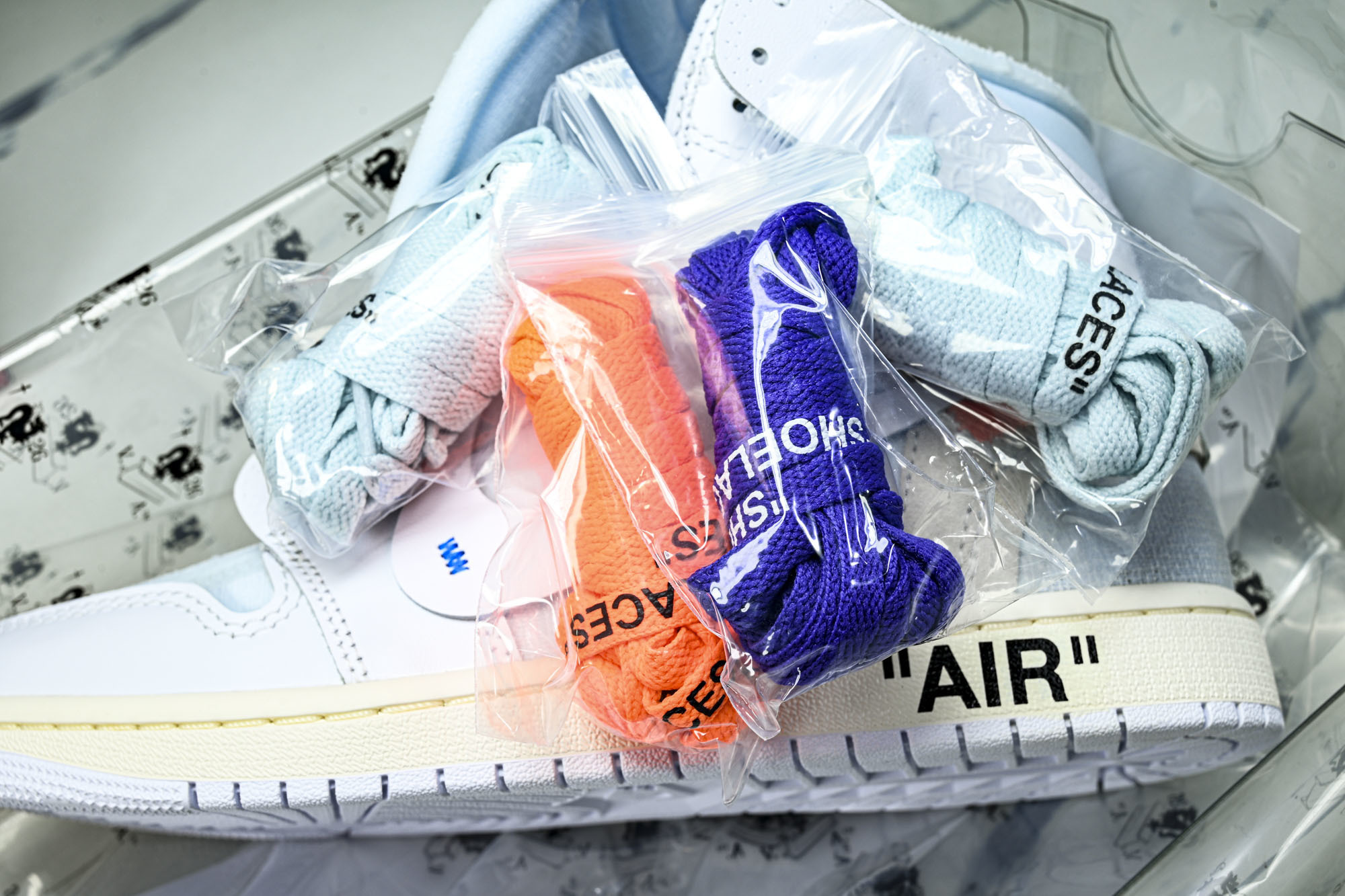 Off White x Air Jordan OW AJ1 乔1联名白 高帮篮球鞋 AA3834-100