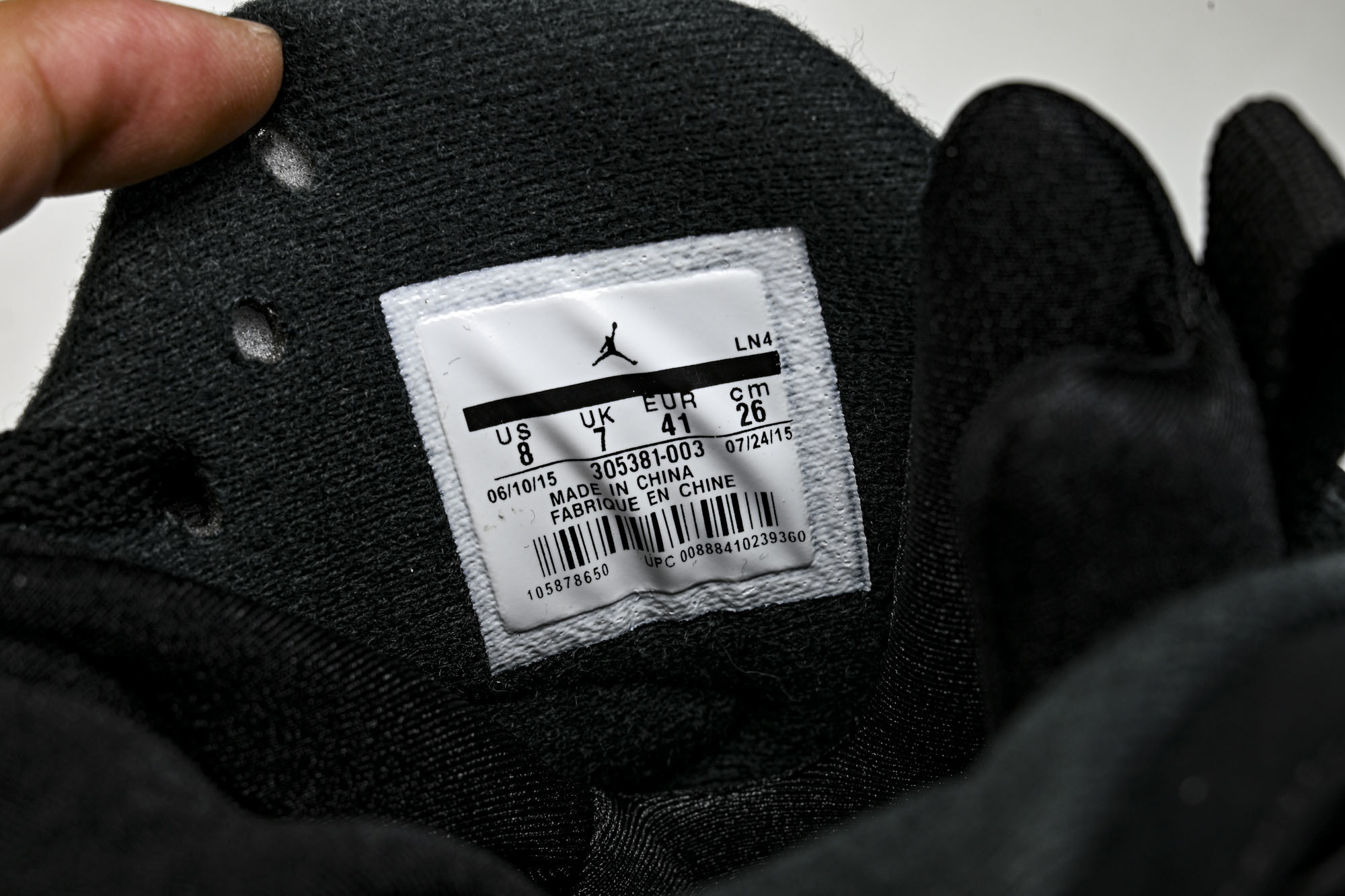 Air Jordan 8 AJ8黑银 -00340 40.5 41 42 42.5 43 44 44.5