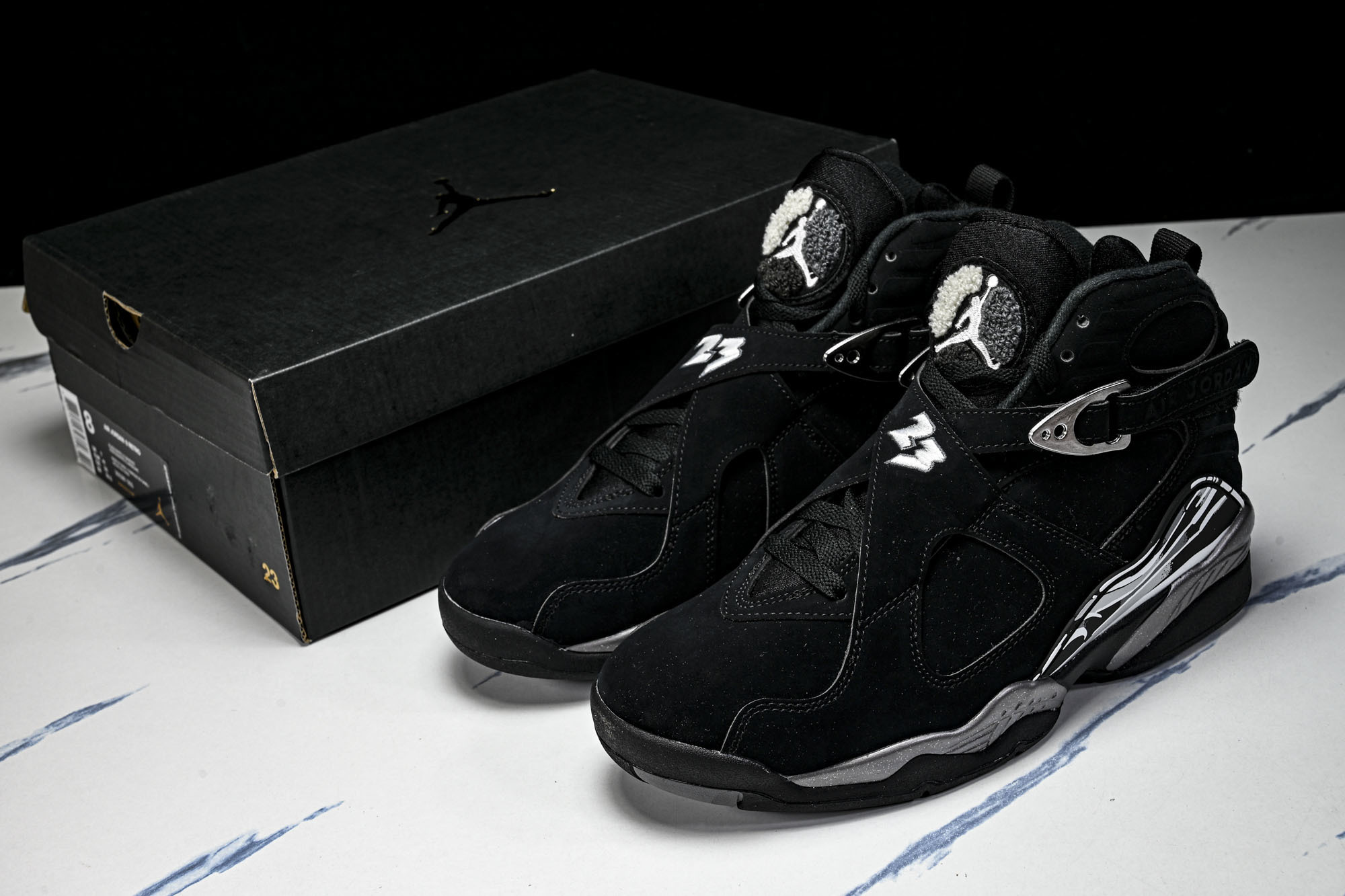 Air Jordan 8 AJ8黑银 -00340 40.5 41 42 42.5 43 44 44.5