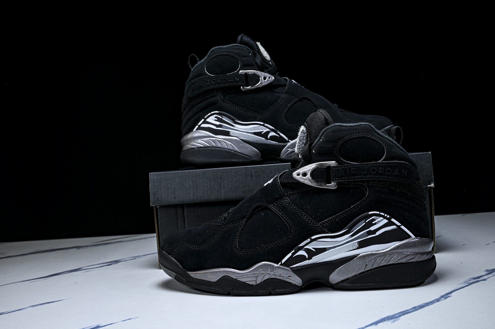 Air Jordan 8 AJ8黑银 -00340 40.5 41 42 42.5 43 44 44.5