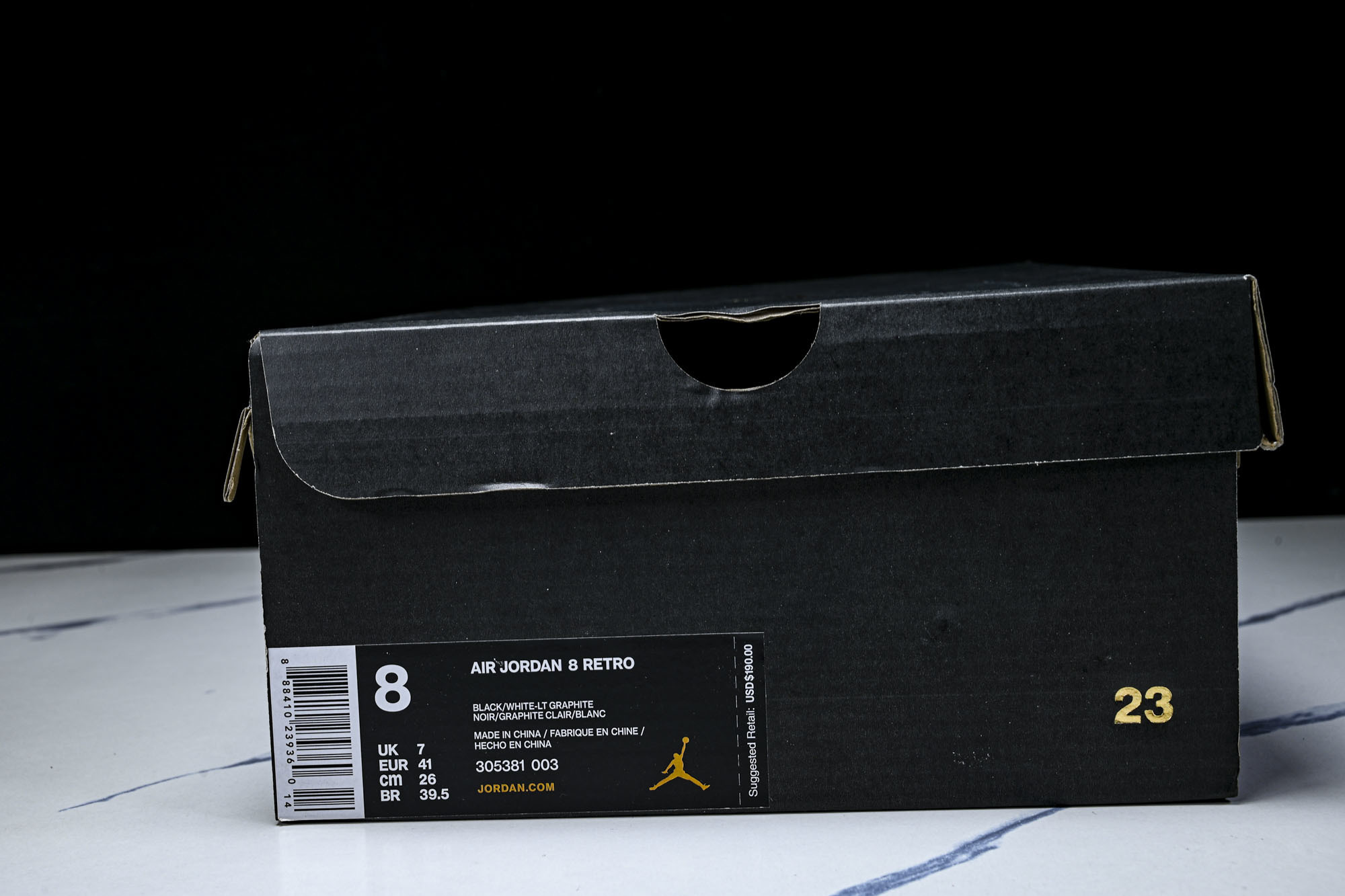 Air Jordan 8 AJ8黑银 -00340 40.5 41 42 42.5 43 44 44.5