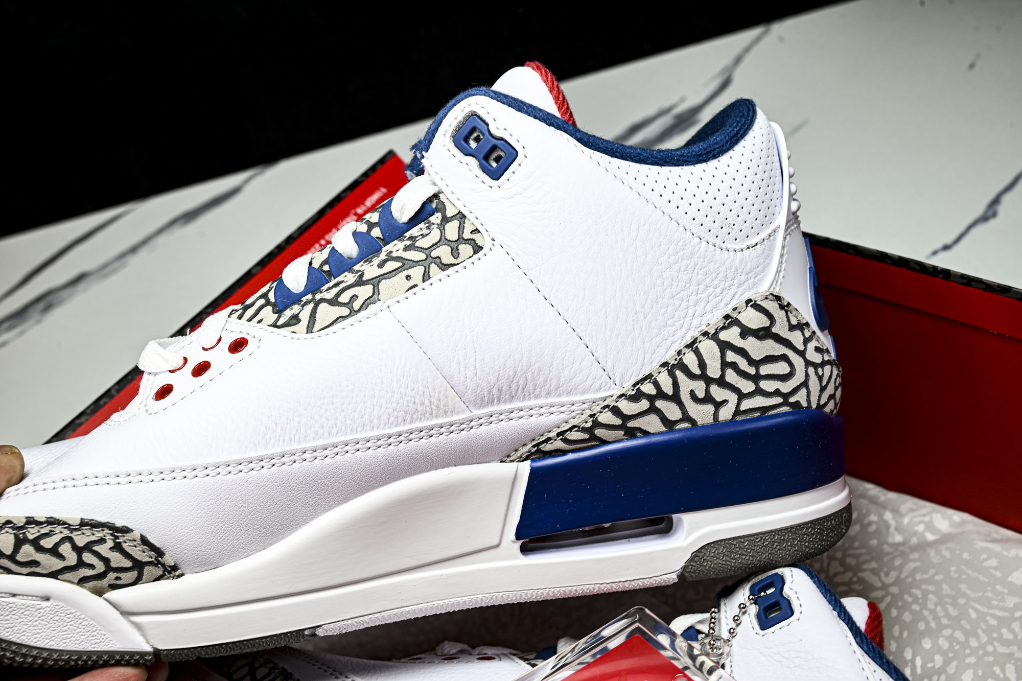 (X2.原装)Air Jordan 3 Retro OG AJ3 红蓝奇才 复古篮球鞋 10640 40