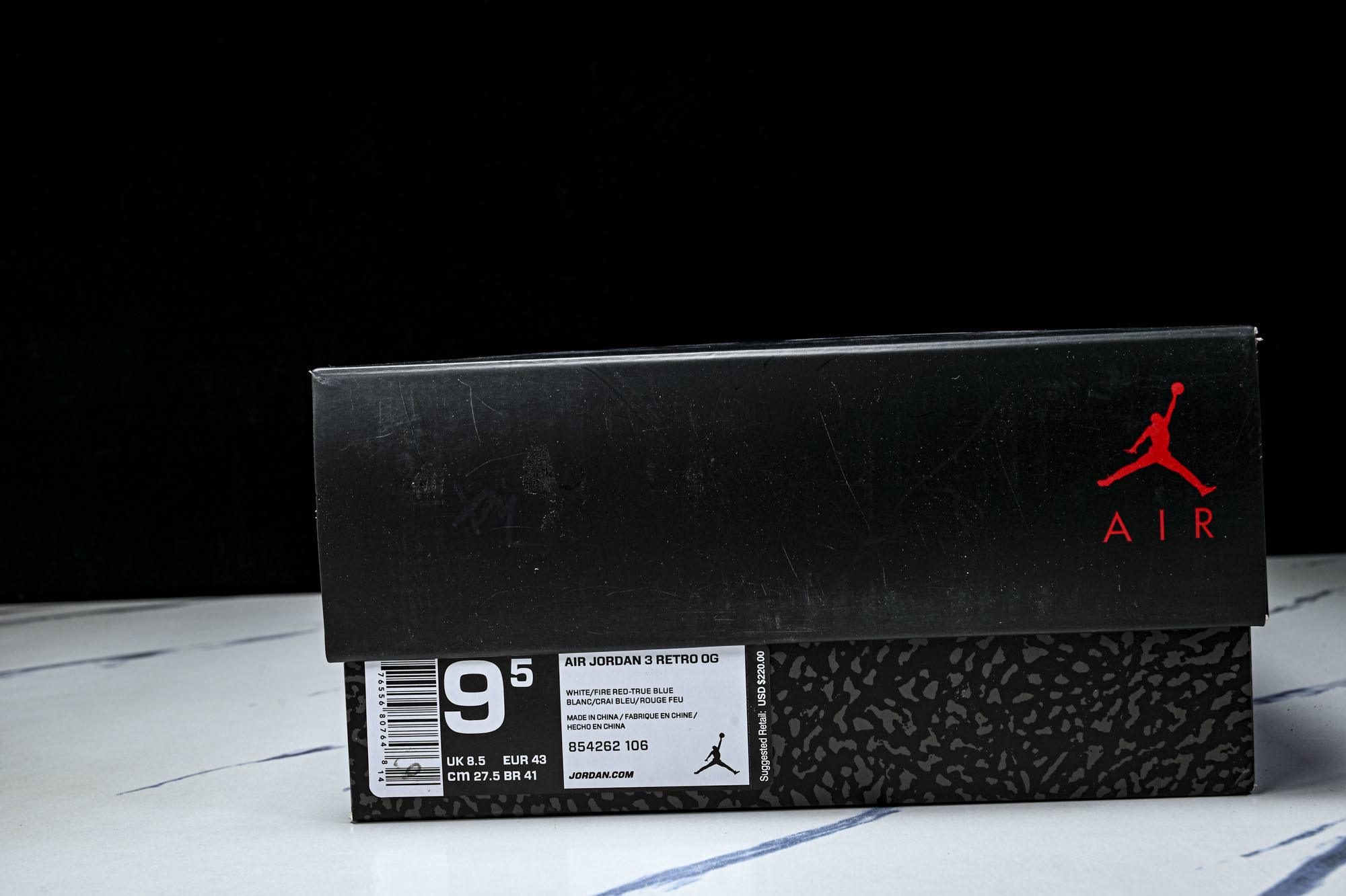 (X2.原装)Air Jordan 3 Retro OG AJ3 红蓝奇才 复古篮球鞋 10640 40
