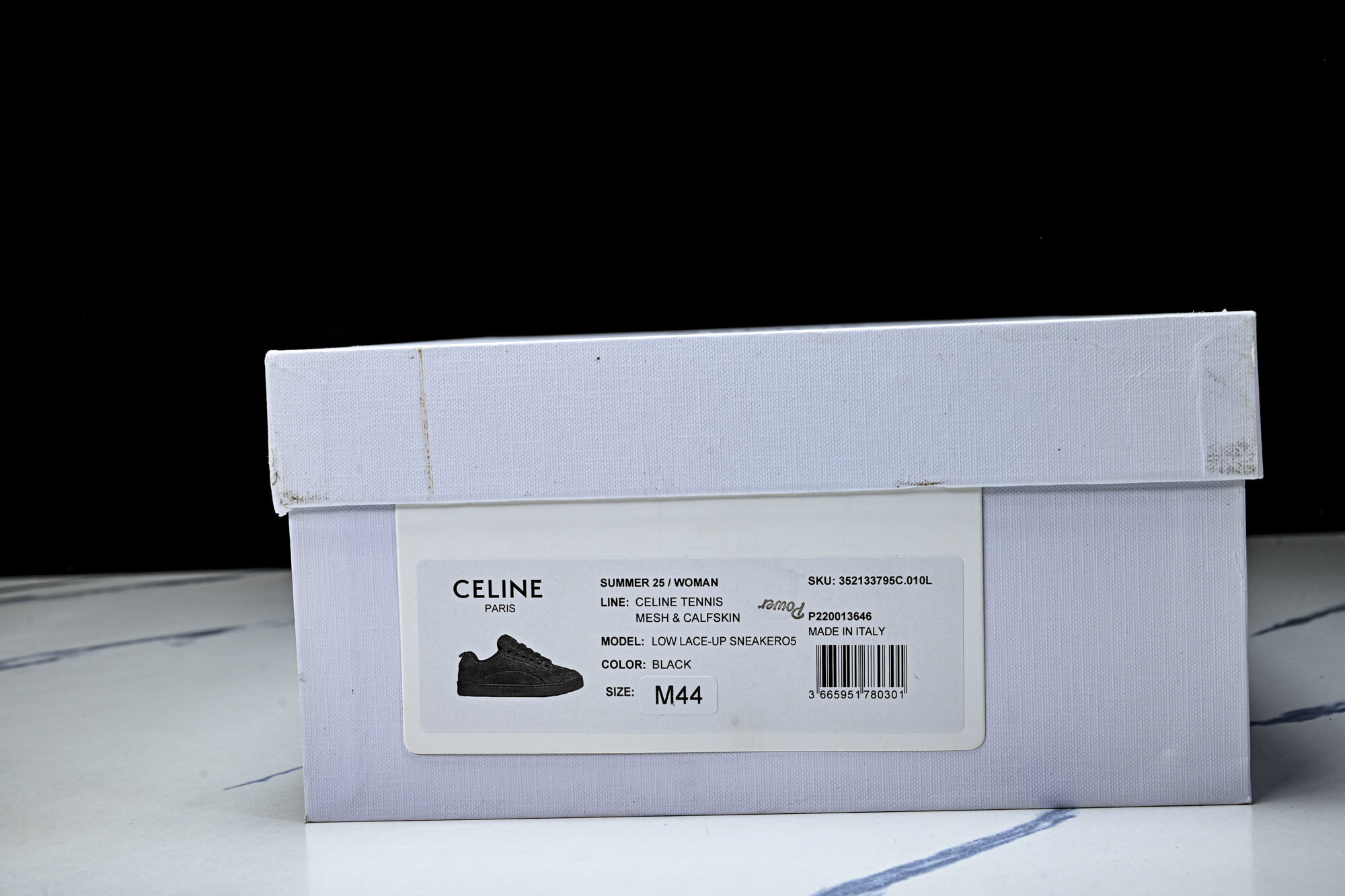 Celine 思琳 2026新款 男士运动休闲鞋皮网绣舌橡胶底新款时尚舒适板鞋_CM_3Celine 赛