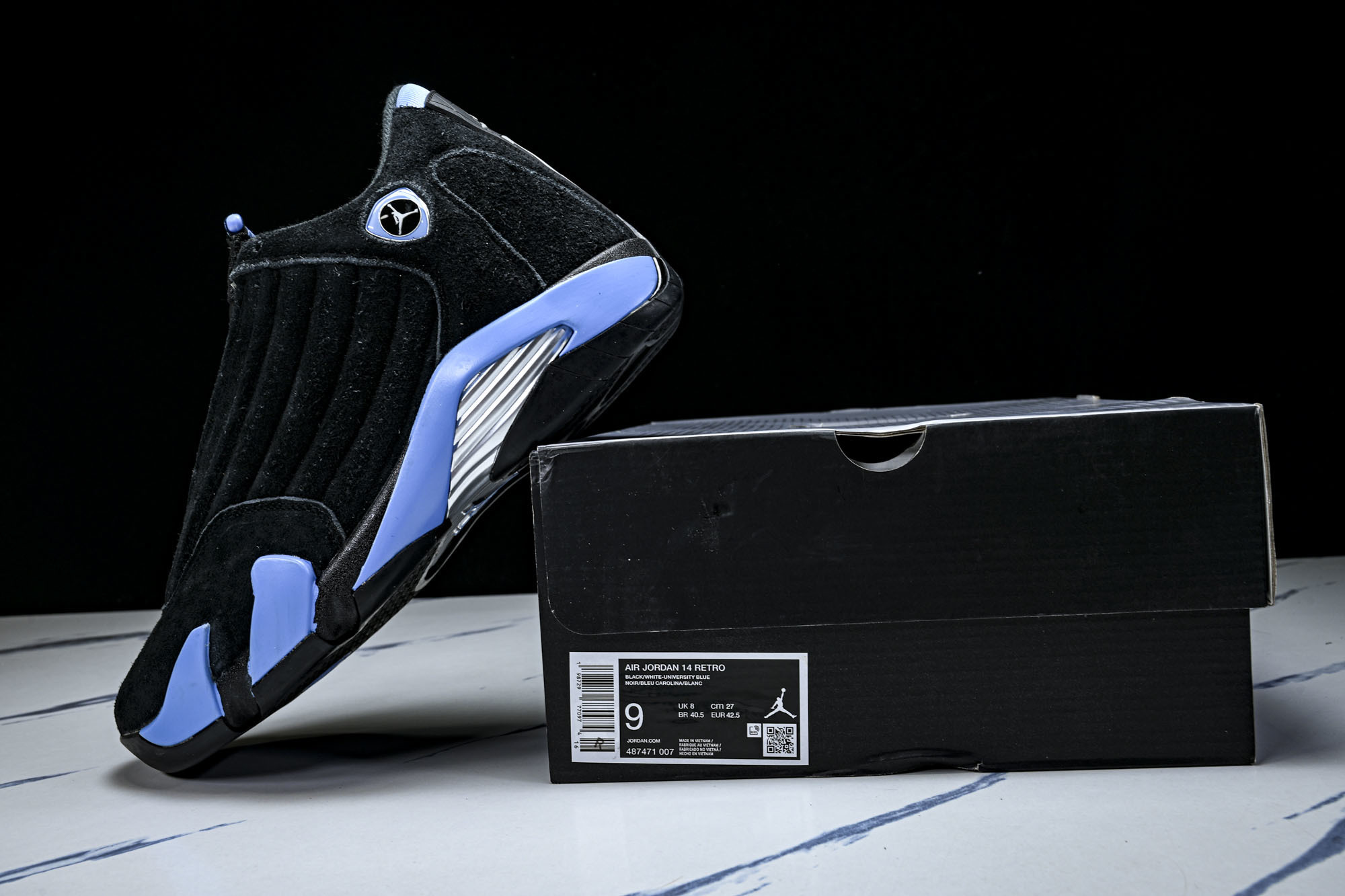 乔丹14代 Air Jordan 14 “Ferrari”黑玉色 00740 40.5 41 42 42