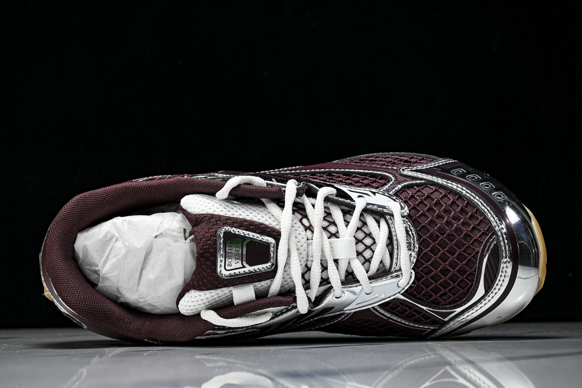 BOTTEGA VENETA （葆蝶家）男女 同款 Orbit 厚底透气网面休闲运动鞋#BOTTEGA 