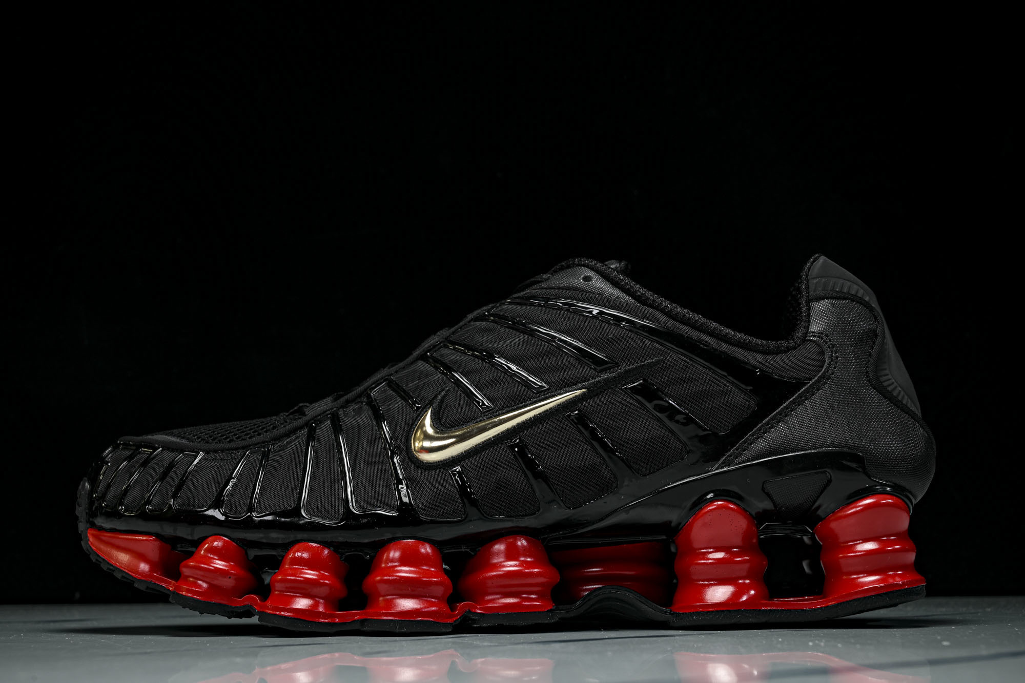(T2.原厂)Nike SHOX TL耐克男子增高时尚款 缓震轻便透气跑步休闲鞋CI0987 001原版