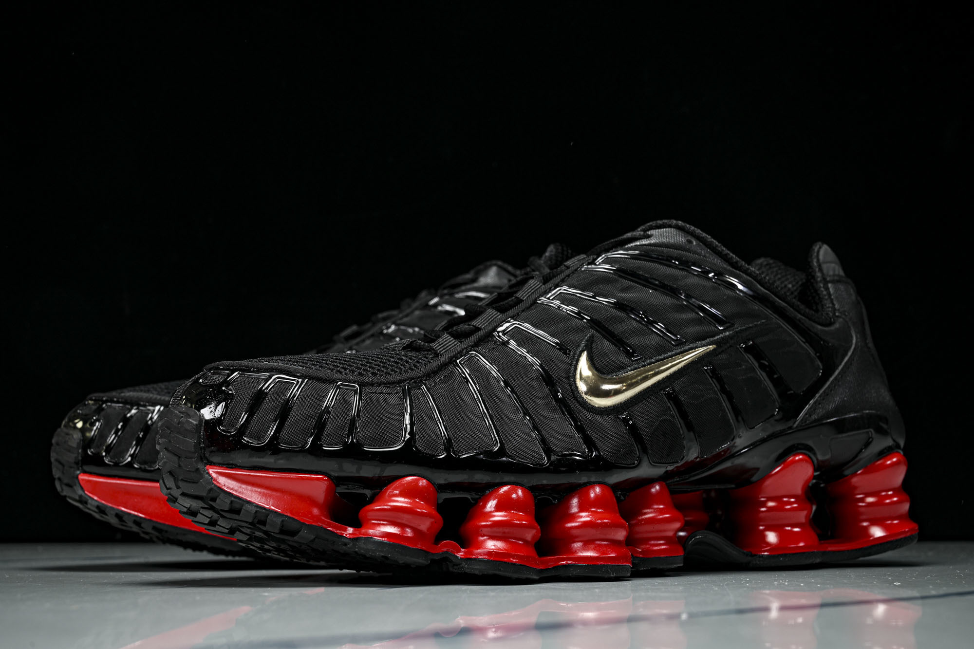 (T2.原厂)Nike SHOX TL耐克男子增高时尚款 缓震轻便透气跑步休闲鞋CI0987 001原版