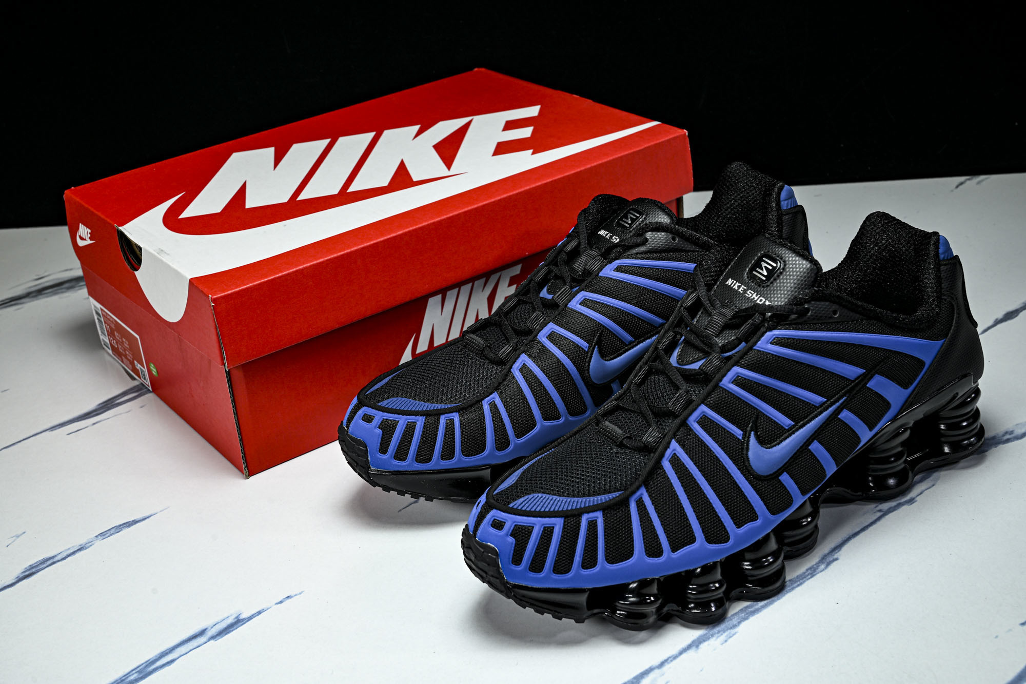 (T2.原厂)Nike SHOX TL耐克男子增高时尚款 缓震轻便透气跑步休闲鞋 IH1338-002原