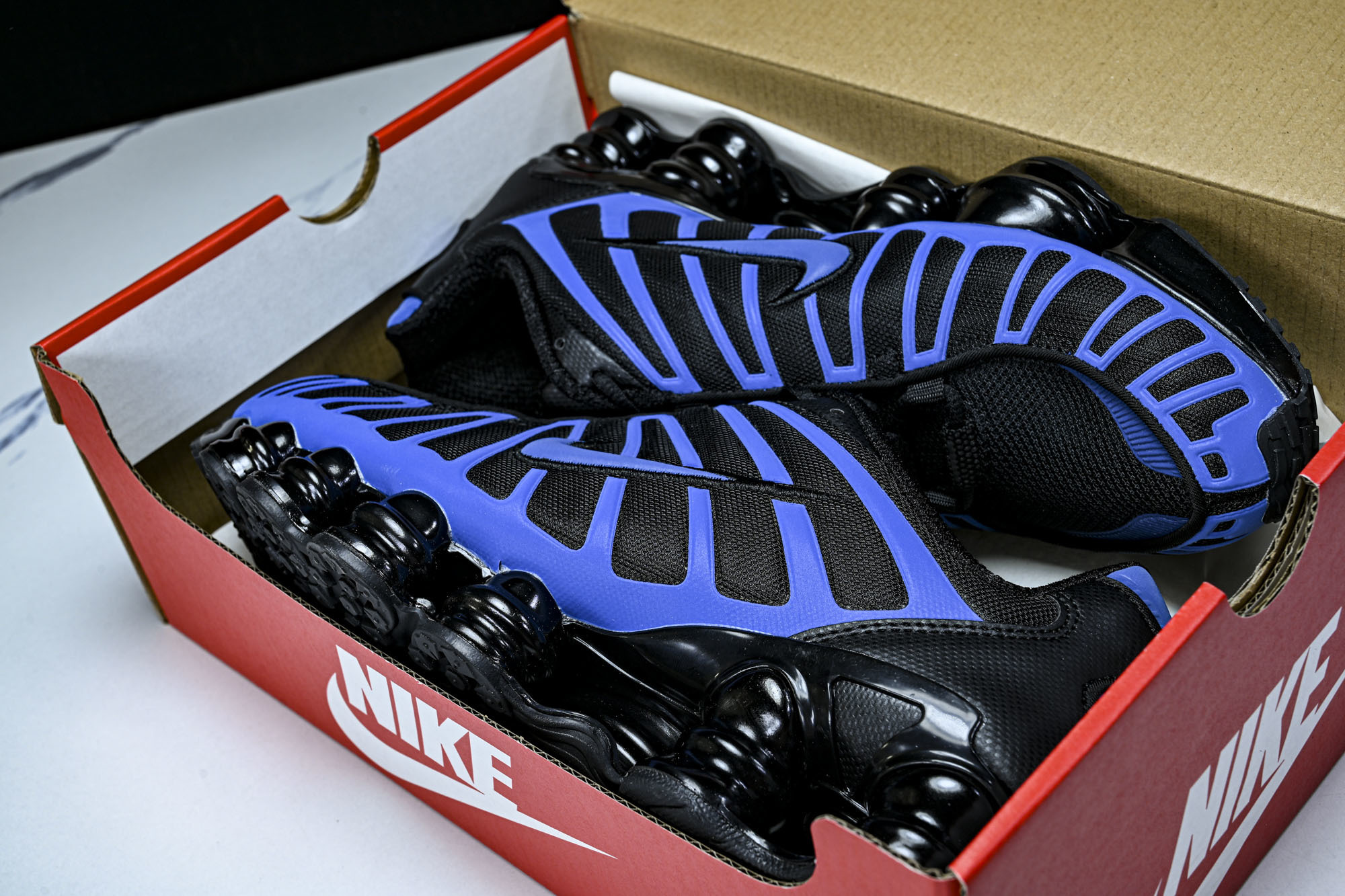 (T2.原厂)Nike SHOX TL耐克男子增高时尚款 缓震轻便透气跑步休闲鞋 IH1338-002原