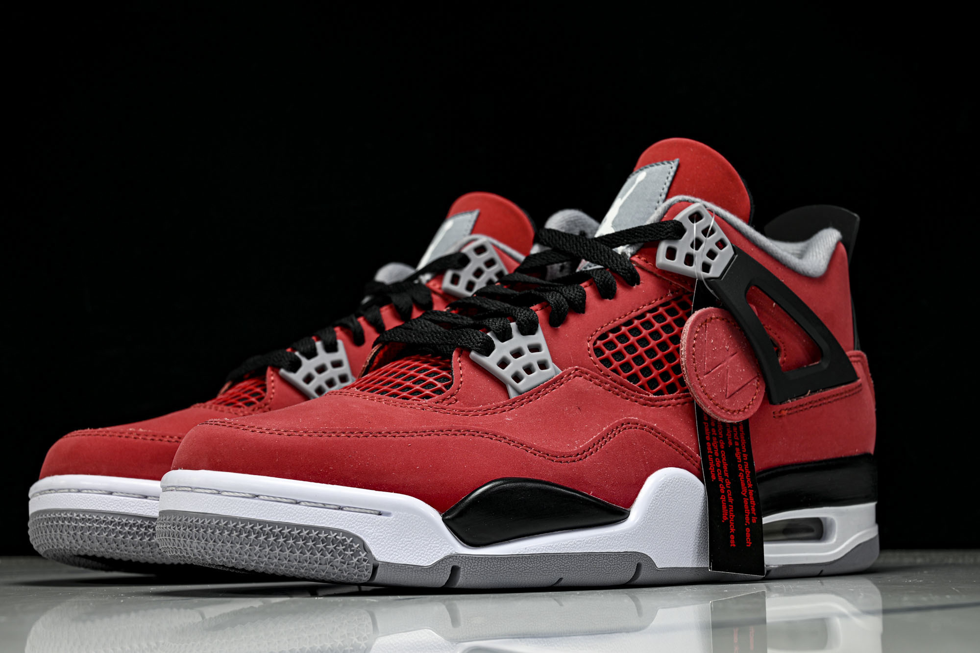 (I8)Air Jordan 4 Toro AJ4 乔4大红公牛 复刻篮球鞋FQ8138-60040 4