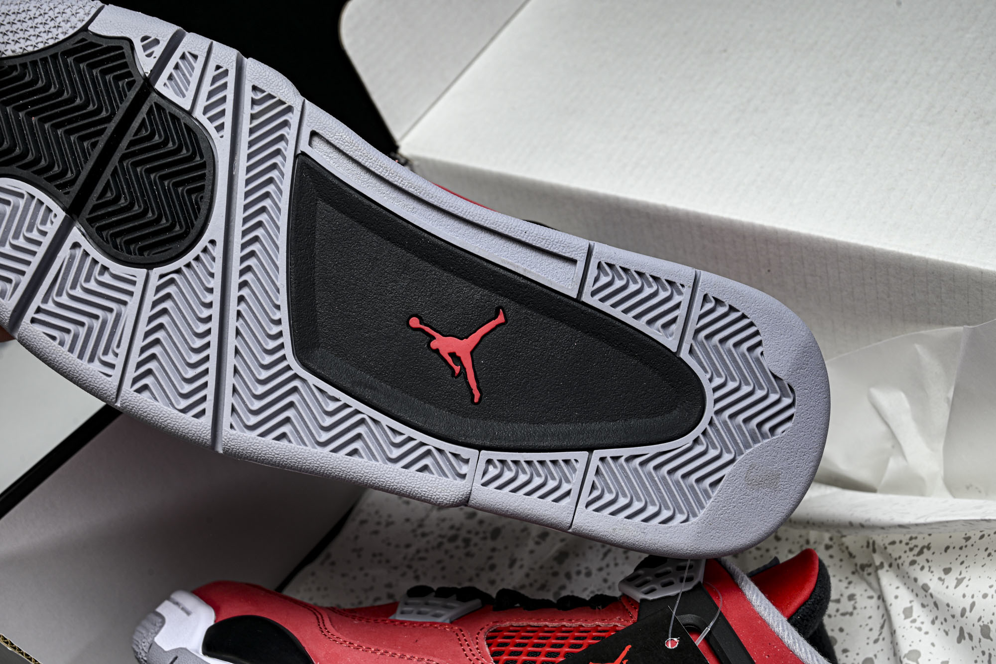 (I8)Air Jordan 4 Toro AJ4 乔4大红公牛 复刻篮球鞋FQ8138-60040 4
