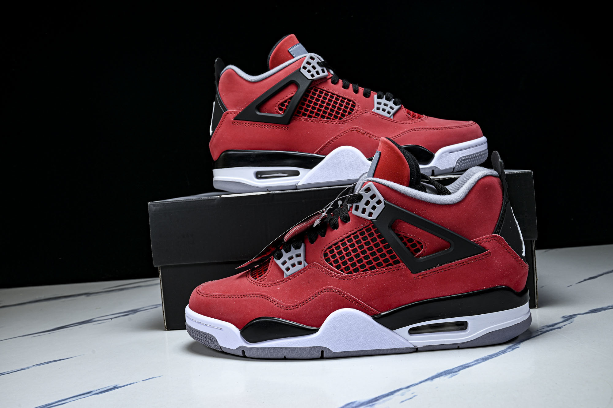 (I8)Air Jordan 4 Toro AJ4 乔4大红公牛 复刻篮球鞋FQ8138-60040 4